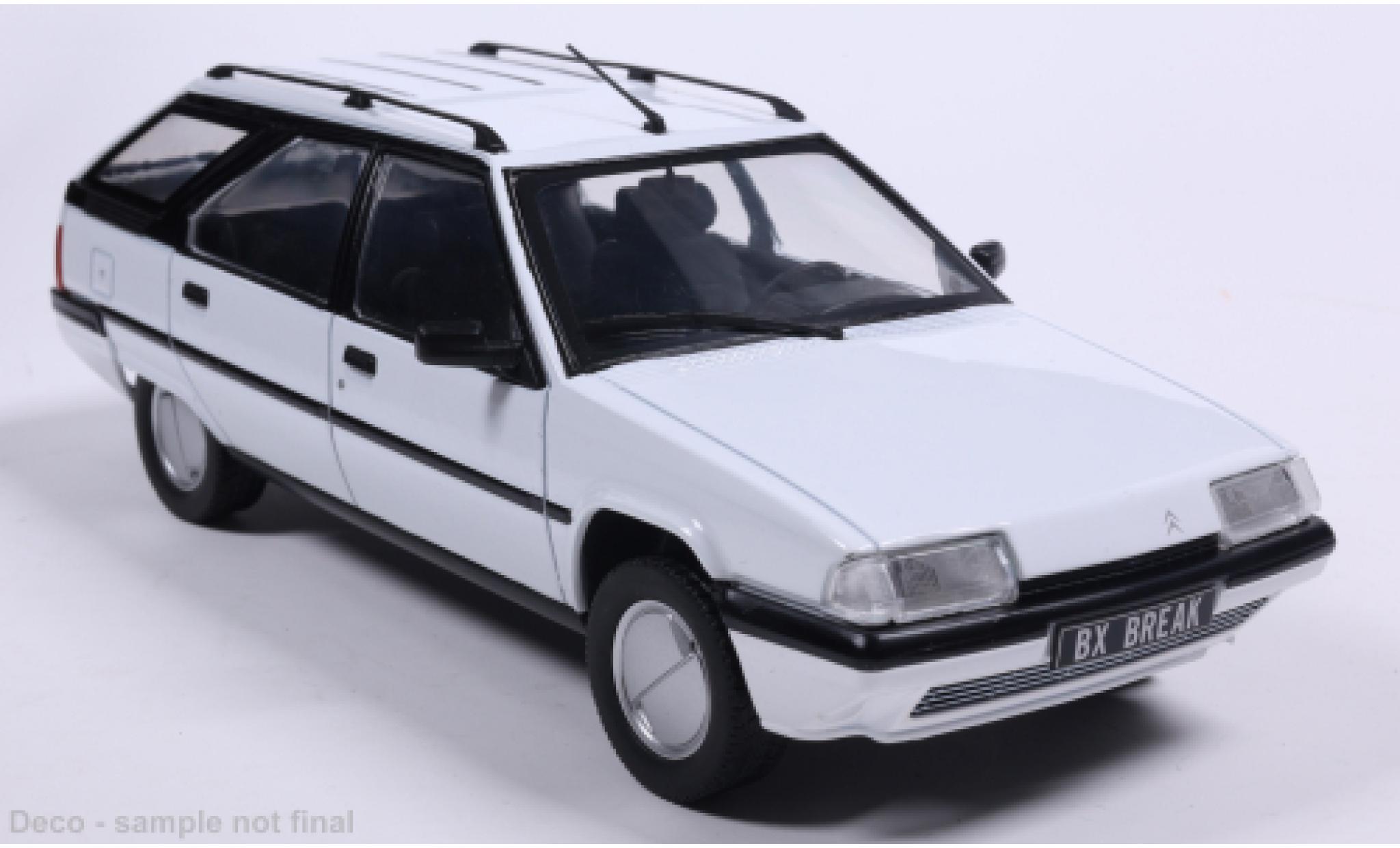 Citroen BX 1/24 WhiteBox Estate white 1986 1:24 diecast model cars