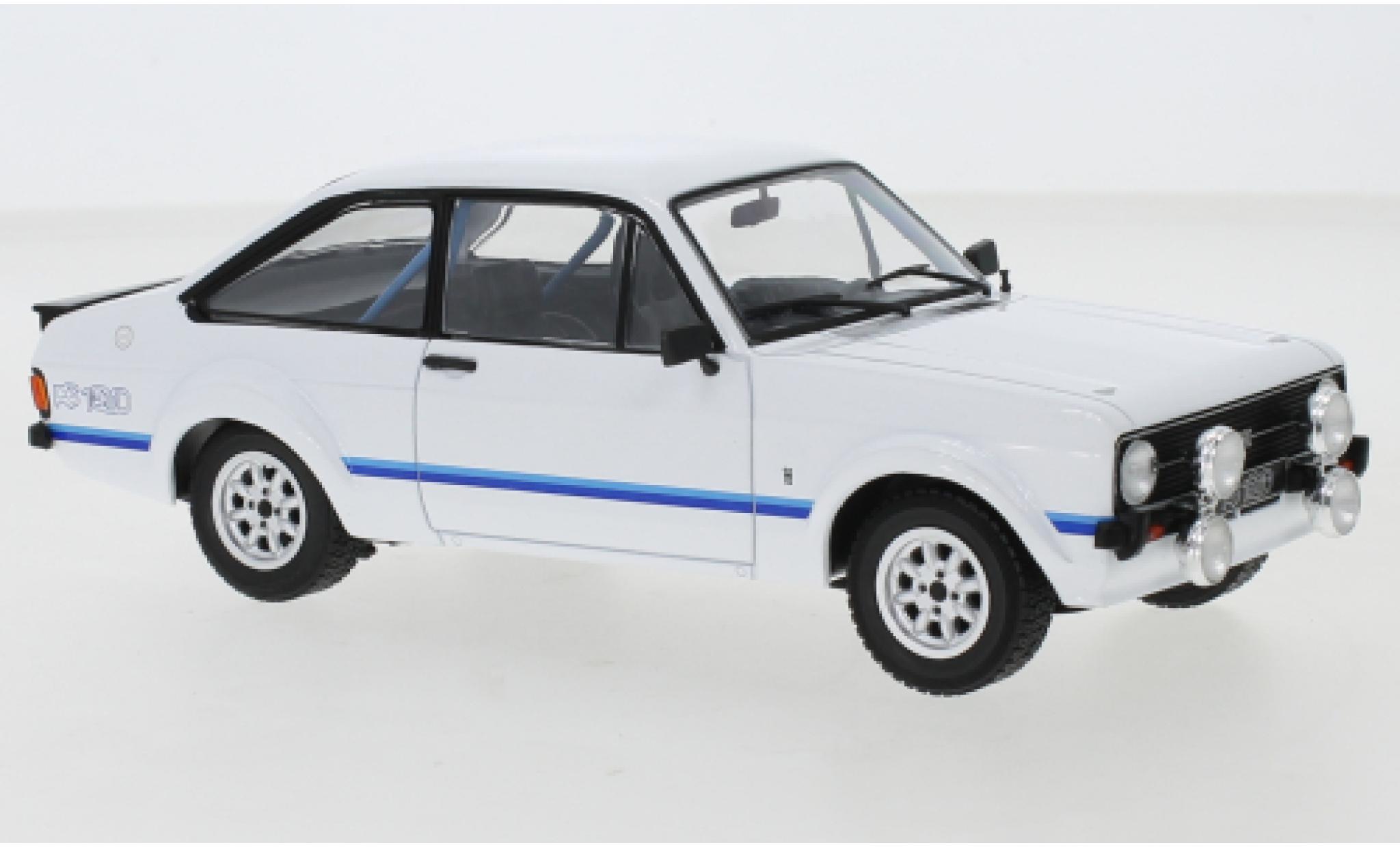Ford Escort 1/24 WhiteBox MkII RS 1800 white/blue 1989 diecast model cars