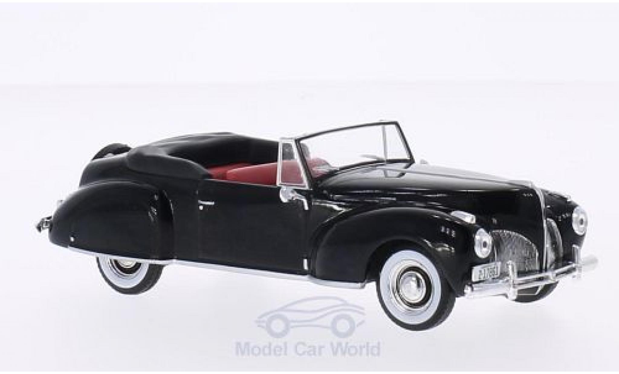 Lincoln Continental 1/43 WhiteBox black 1939 diecast model cars