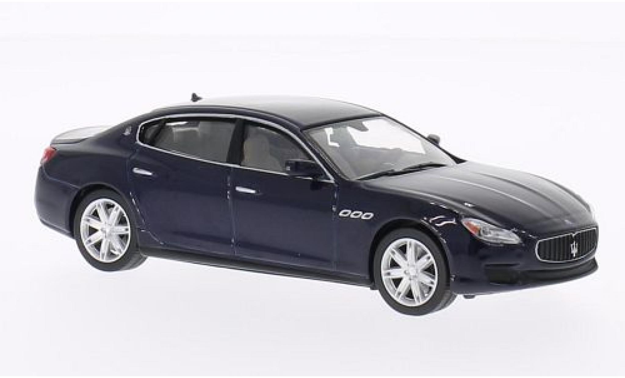 Maserati Quattroporte 1/43 WhiteBox GTS metallic blue 2013 diecast model cars