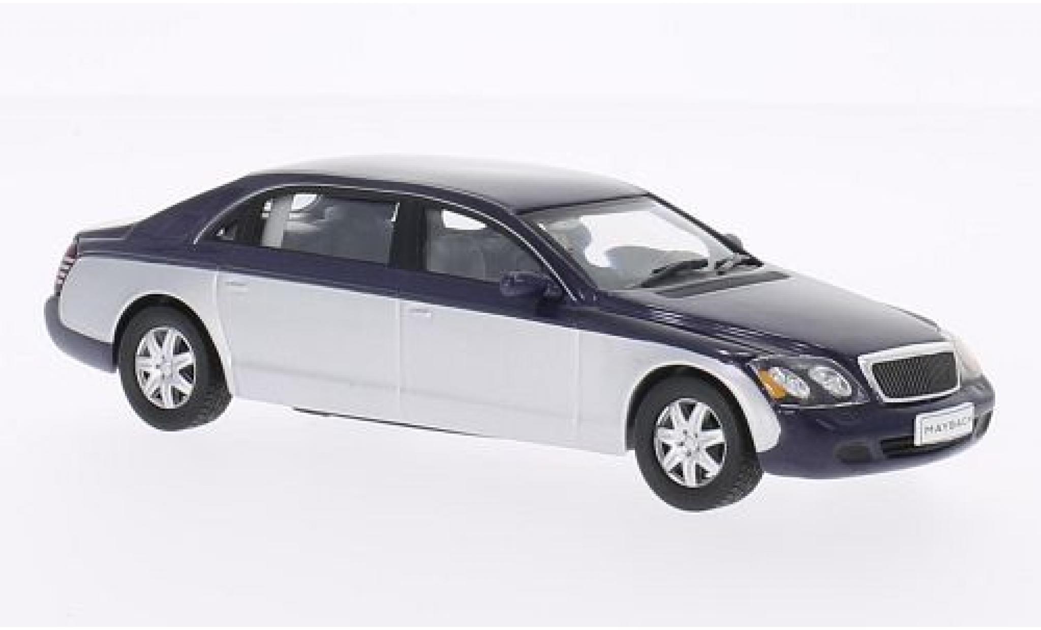 Maybach 62 1/43 WhiteBox metallic blue/grey 2009 diecast model cars