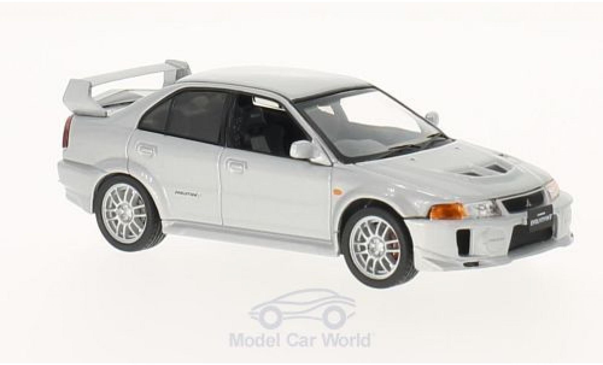 Mitsubishi Lancer 1/43 WhiteBox Evo V RS grey RHD diecast model cars