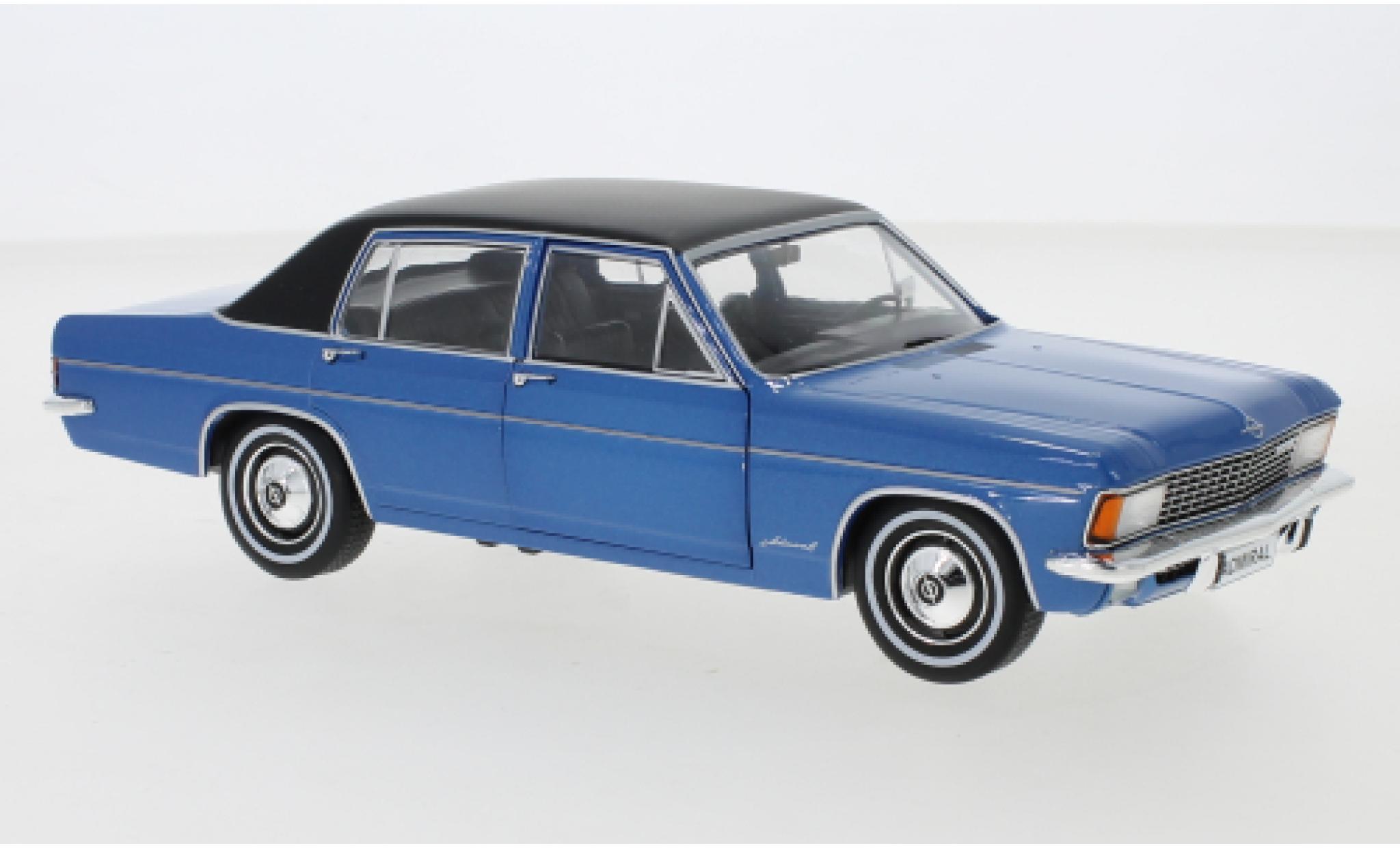 Opel Admiral 1/24 WhiteBox B blue/matt-black diecast model cars