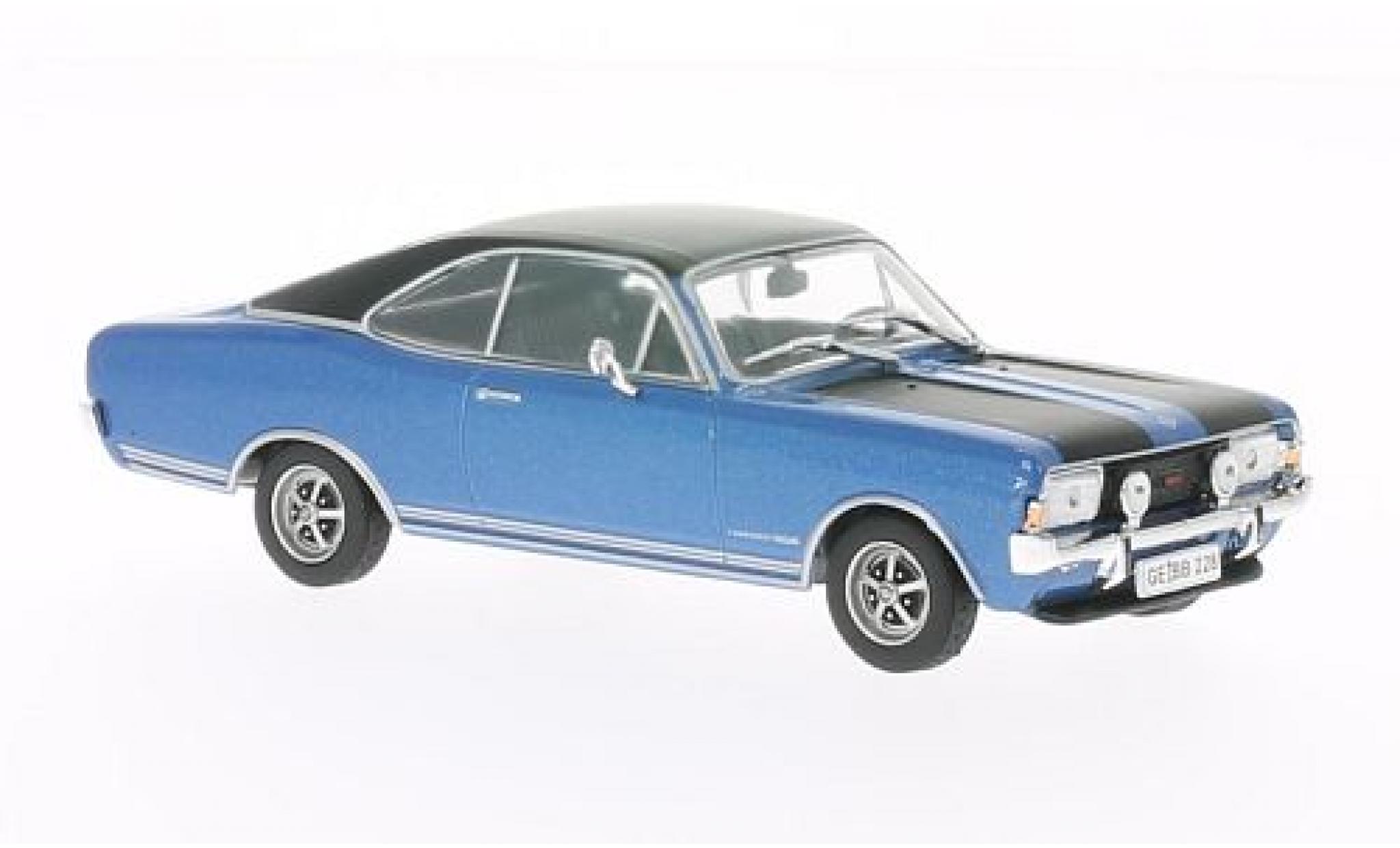 Opel Commodore 1/43 WhiteBox A Coupe GS metallic blue/black 1970 diecast model cars