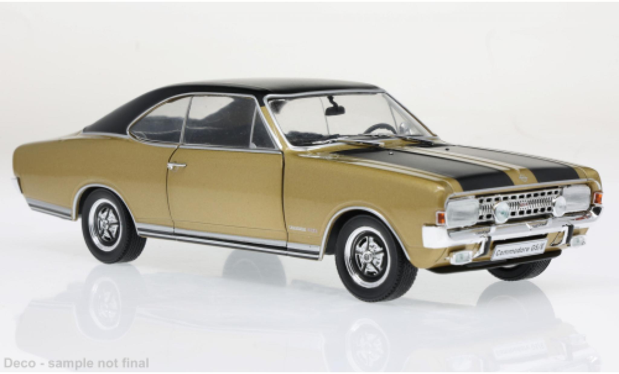 Opel Commodore 1/24 WhiteBox A GS/E Coupe gold/black diecast model cars
