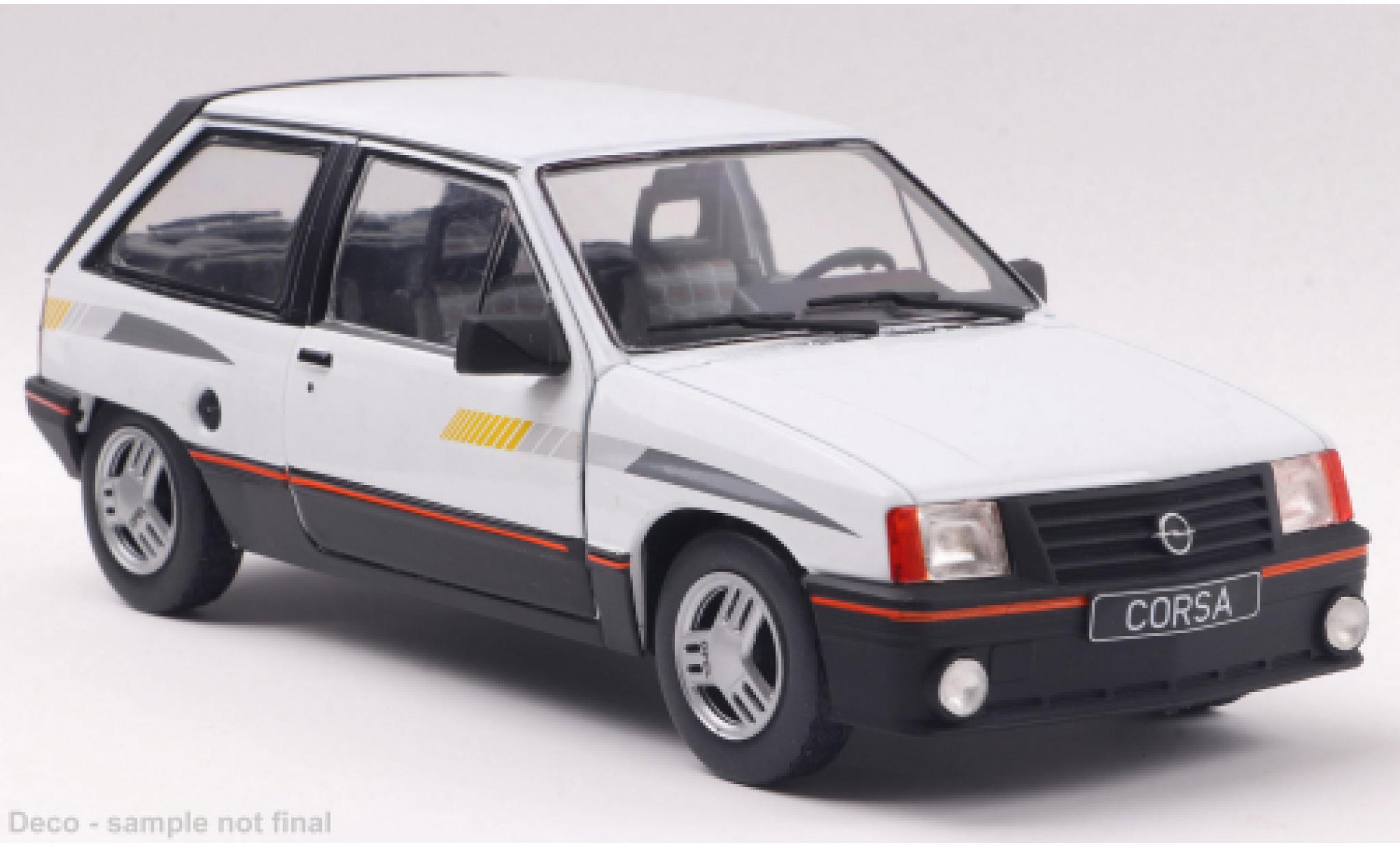 Opel Corsa 1/24 WhiteBox A SR white 1985 1:24 diecast model cars