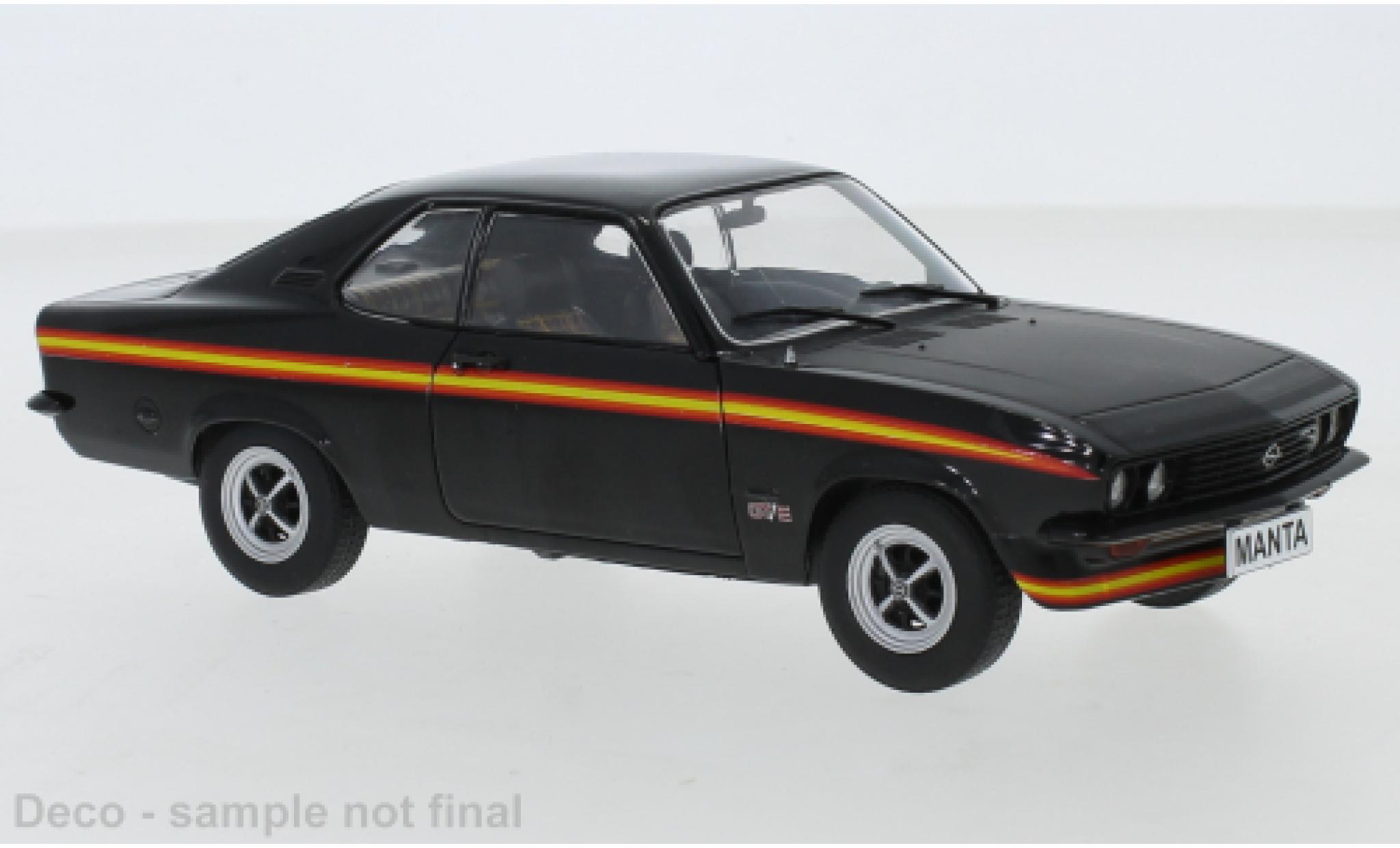Opel Manta 1/24 WhiteBox A GT/E black 1974 Black Magic diecast model cars