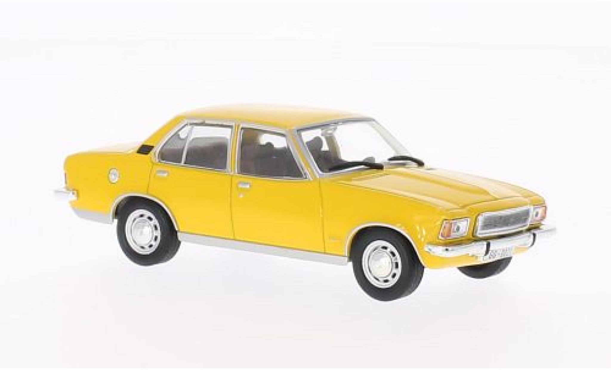 Opel Rekord 1/43 WhiteBox D 2100 Diesel yellow diecast model cars