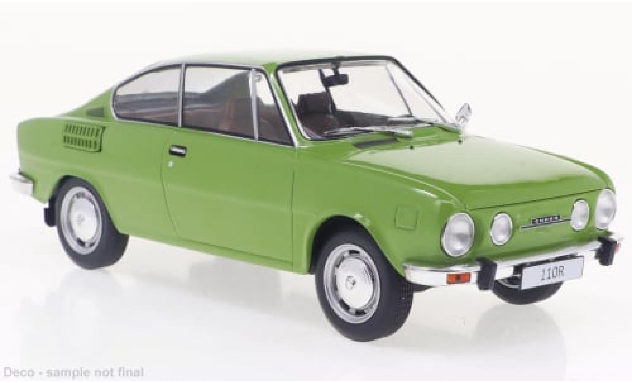 Skoda 110 1/24 WhiteBox R green 1970 1:24 diecast model cars