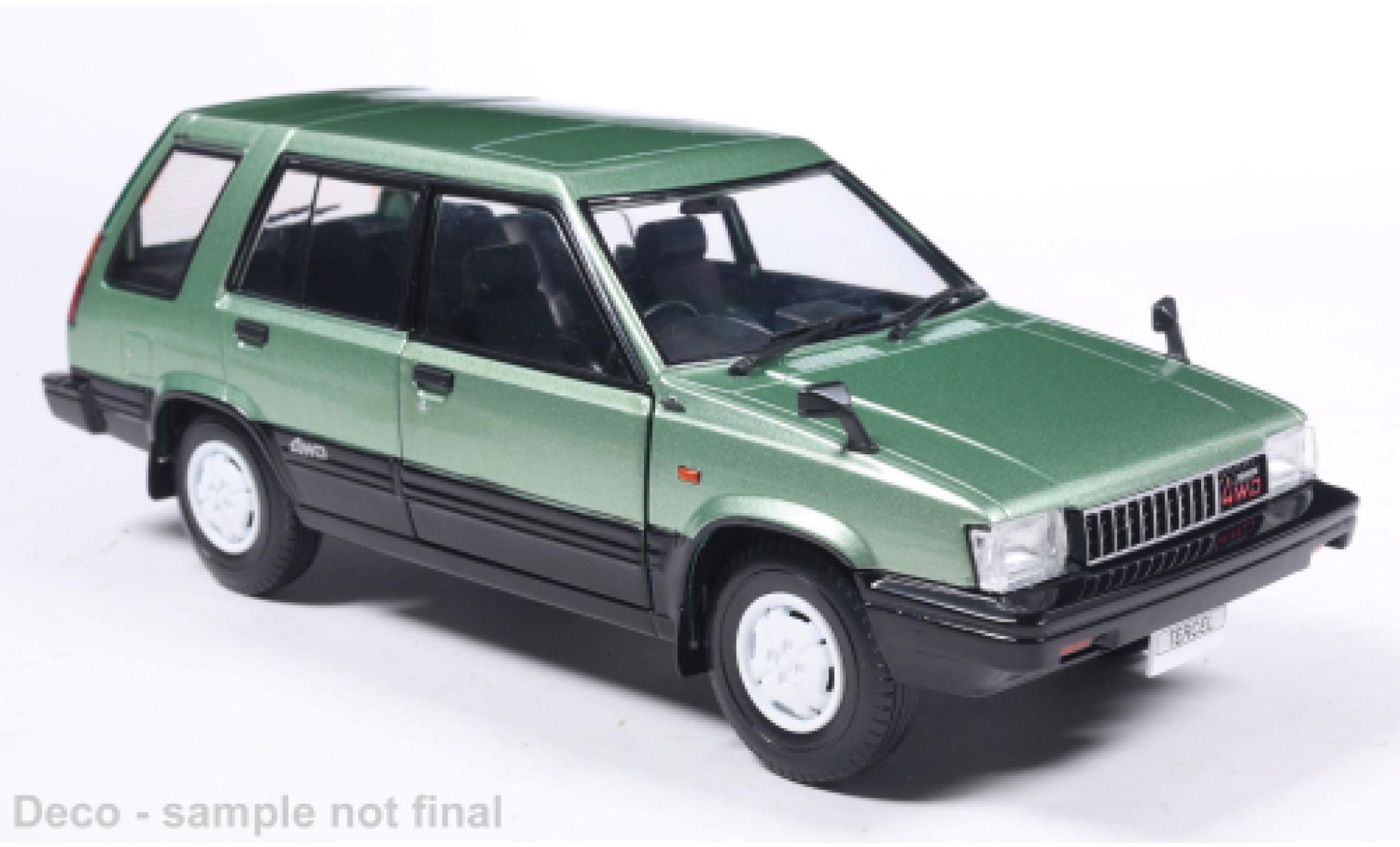 Toyota Tercel 1/24 WhiteBox green 1982 1:24 diecast model cars