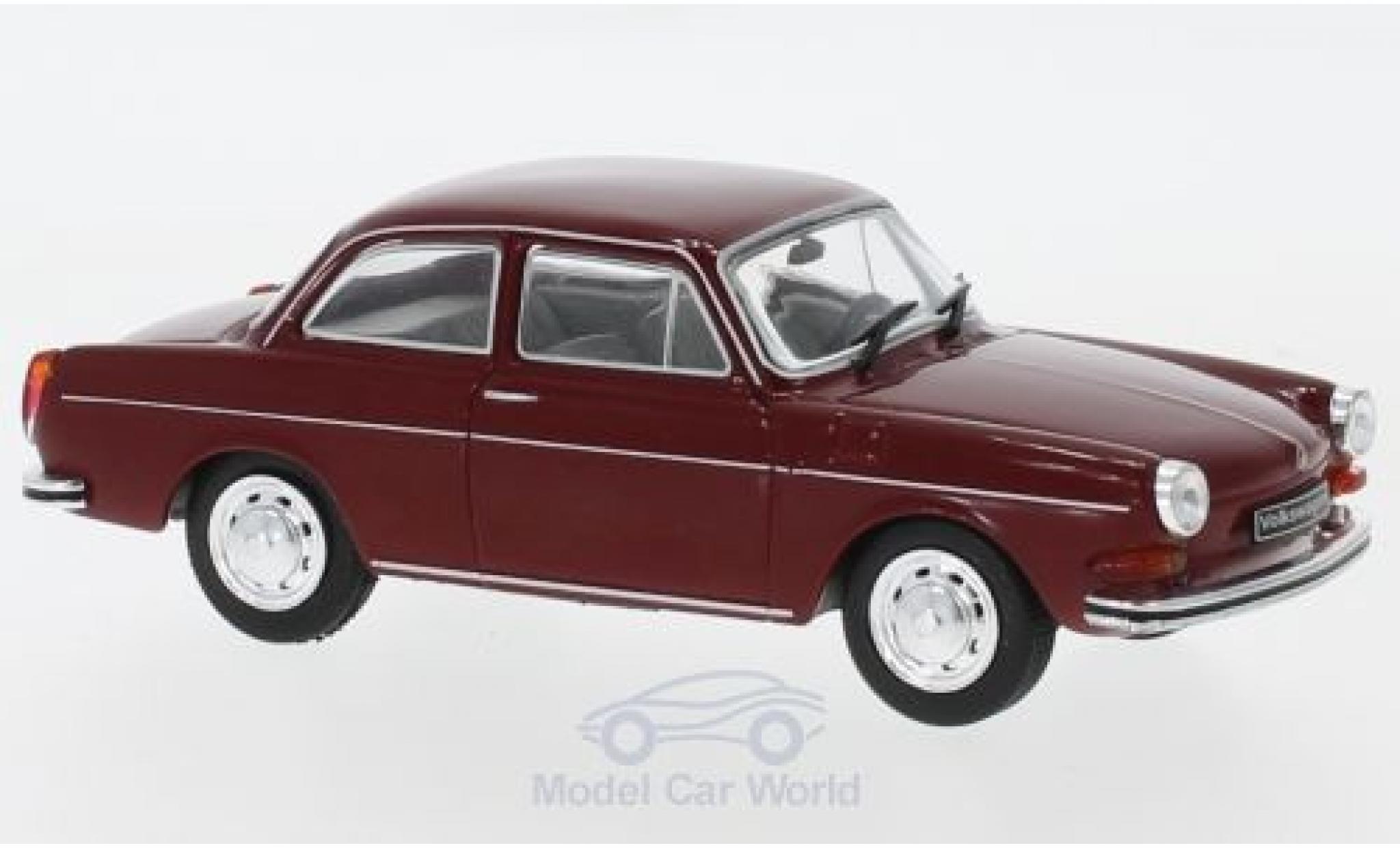 Volkswagen 1600 1/43 WhiteBox L red 1970 diecast model cars