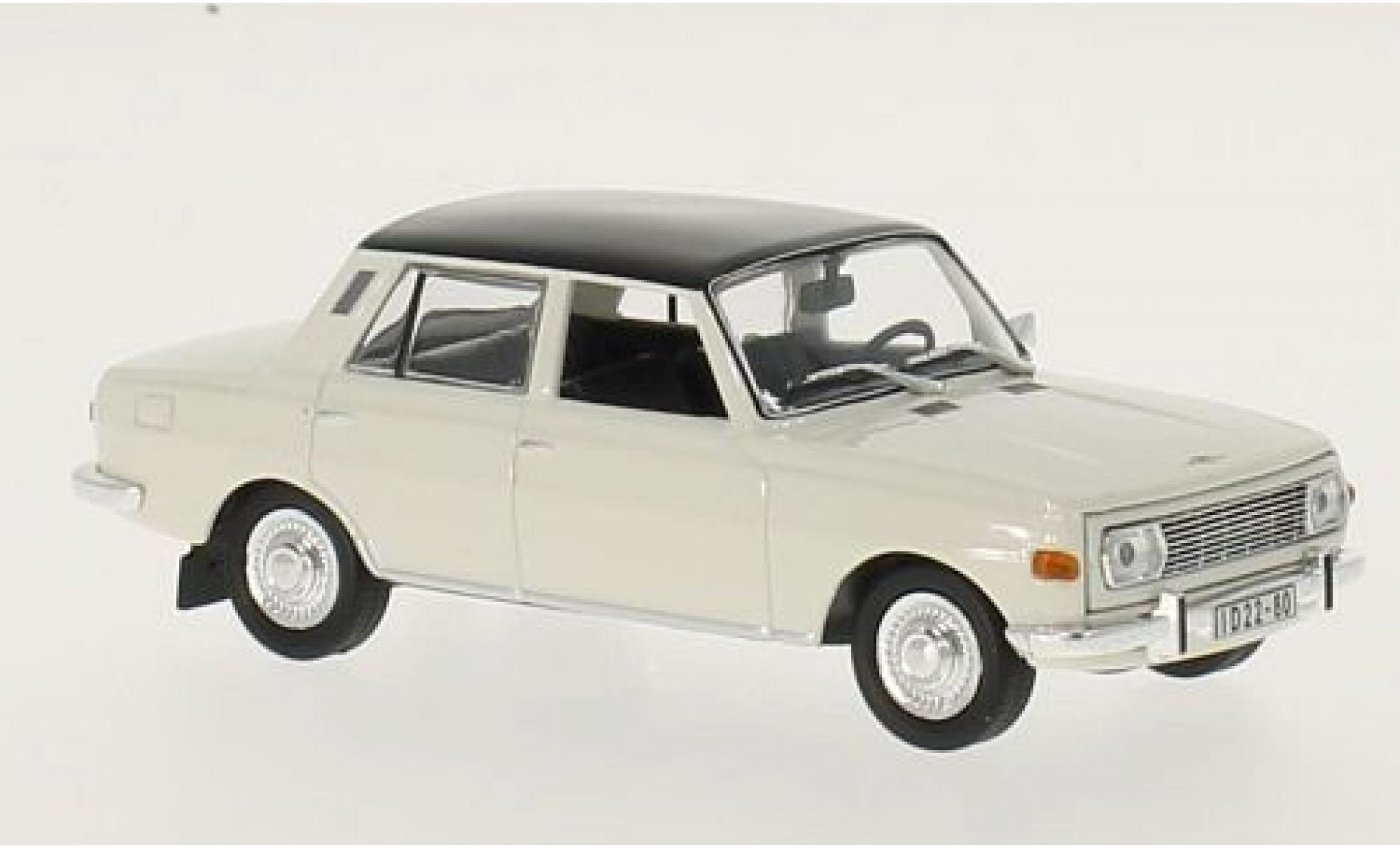 Wartburg 353 1/43 WhiteBox white/black 1967 diecast model cars