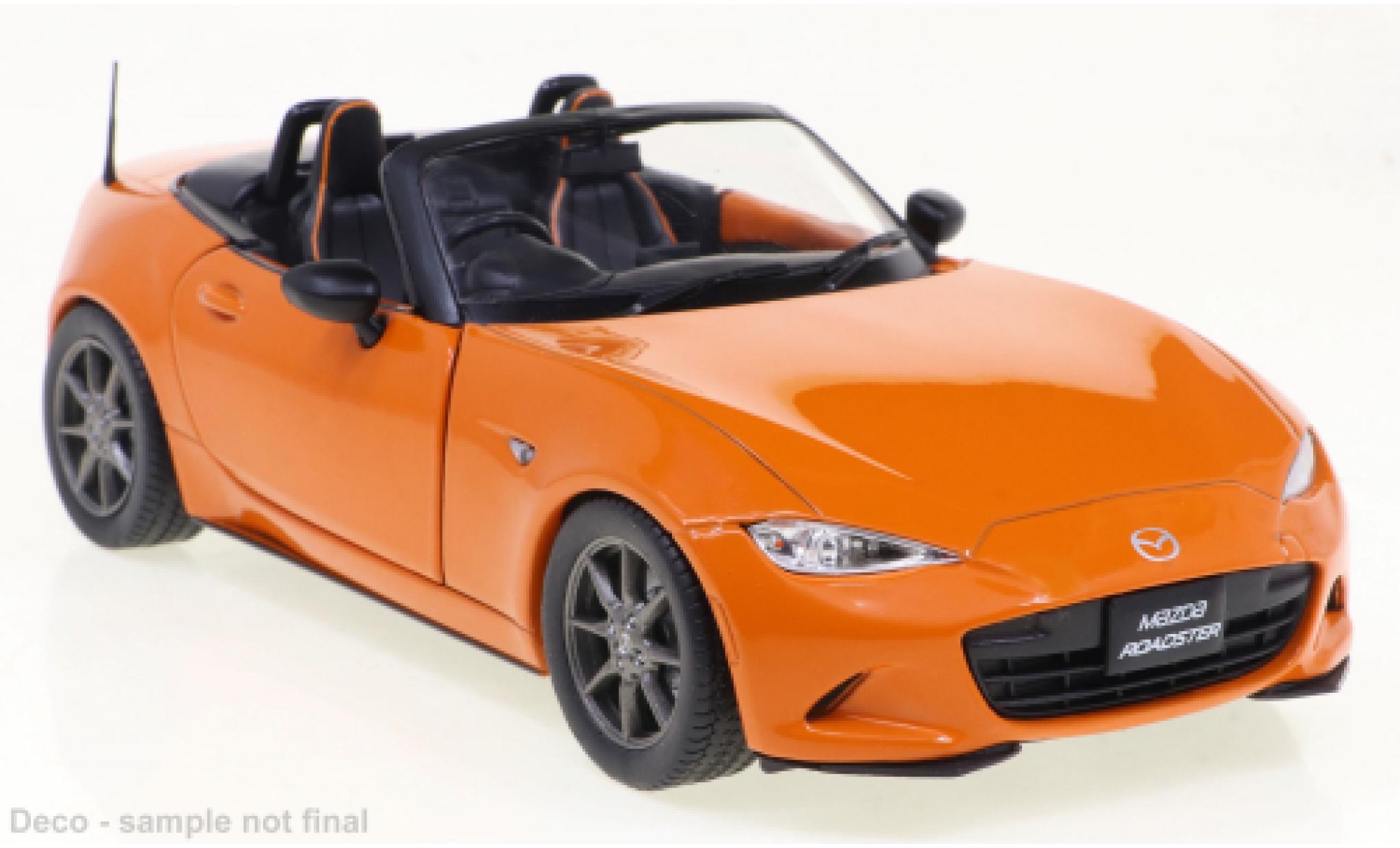 Mazda MX 1/24 WhiteBox -5 Roadster metallise orange 2019 diecast model cars