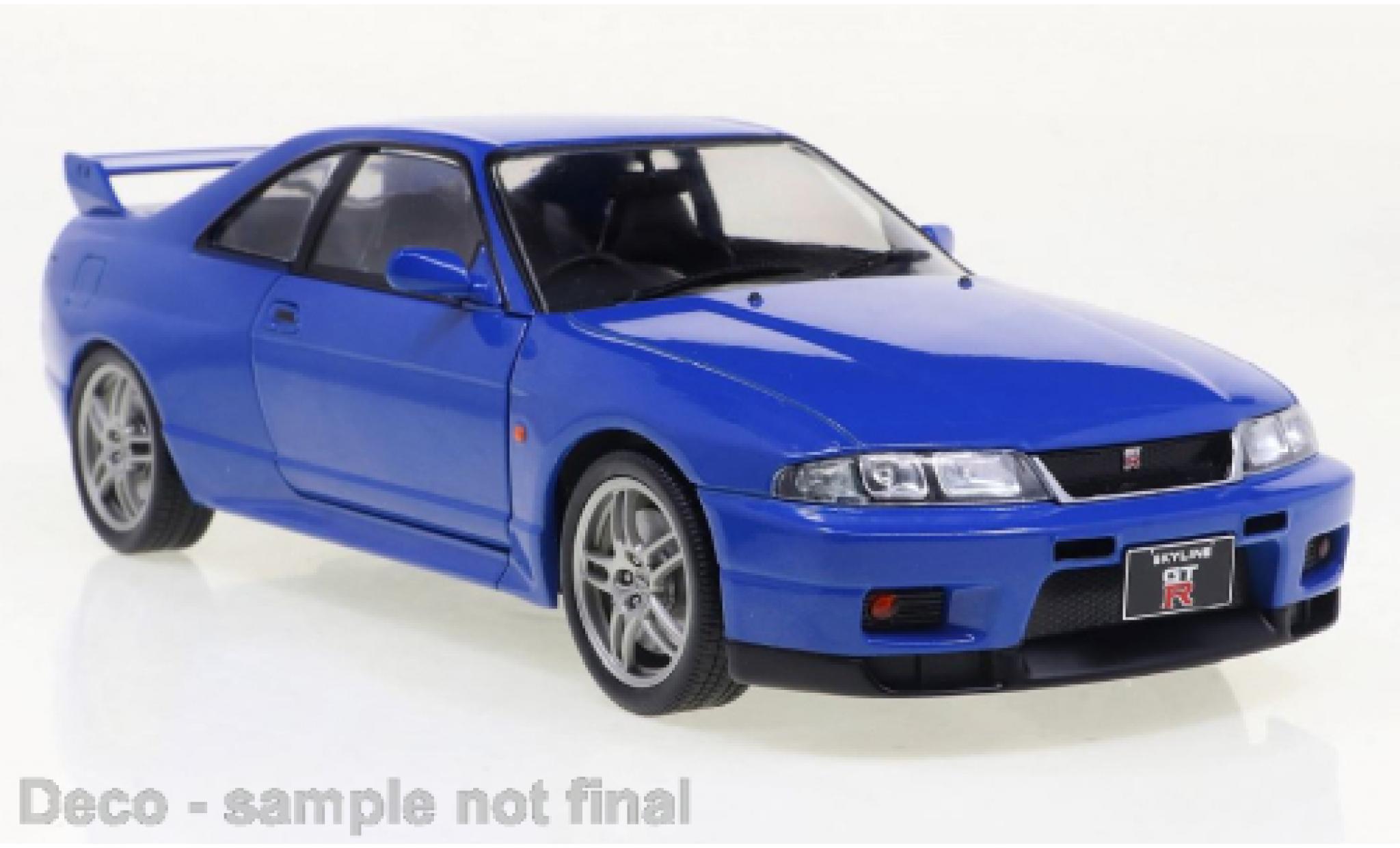 Nissan Skyline 1/24 WhiteBox GT-R (R33) blue 1997 diecast model cars