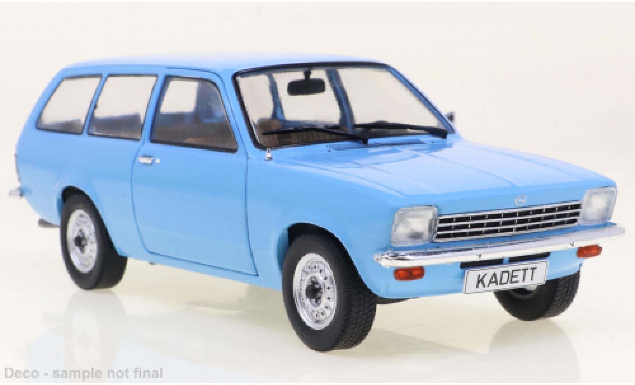 Opel Kadett 1/24 WhiteBox C Caravan blue clair 1973 diecast model cars