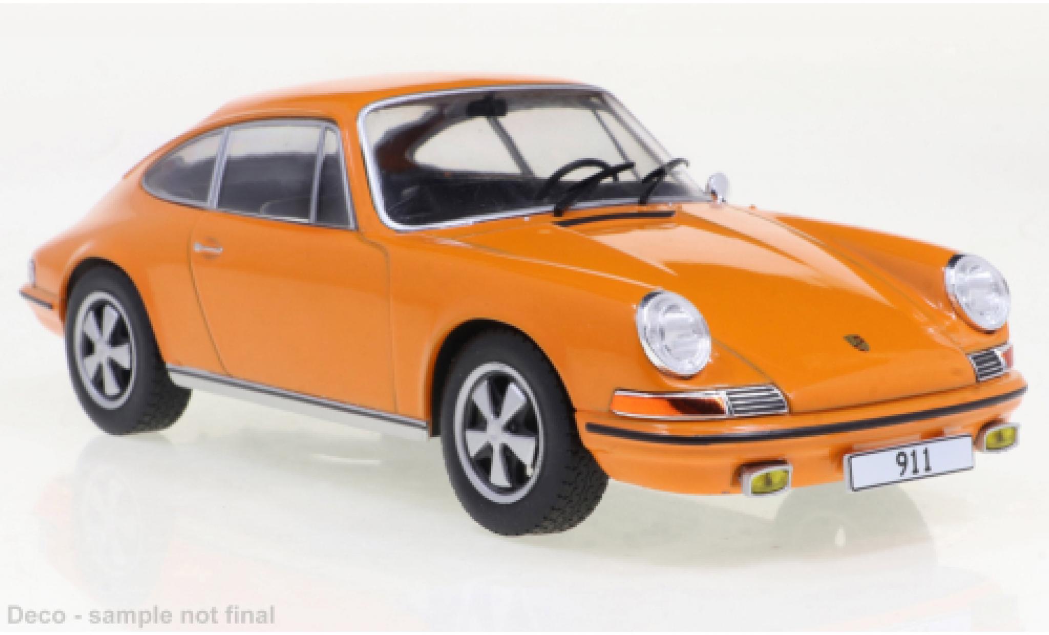 Porsche 911 1/24 WhiteBox S orange 1968 diecast model cars