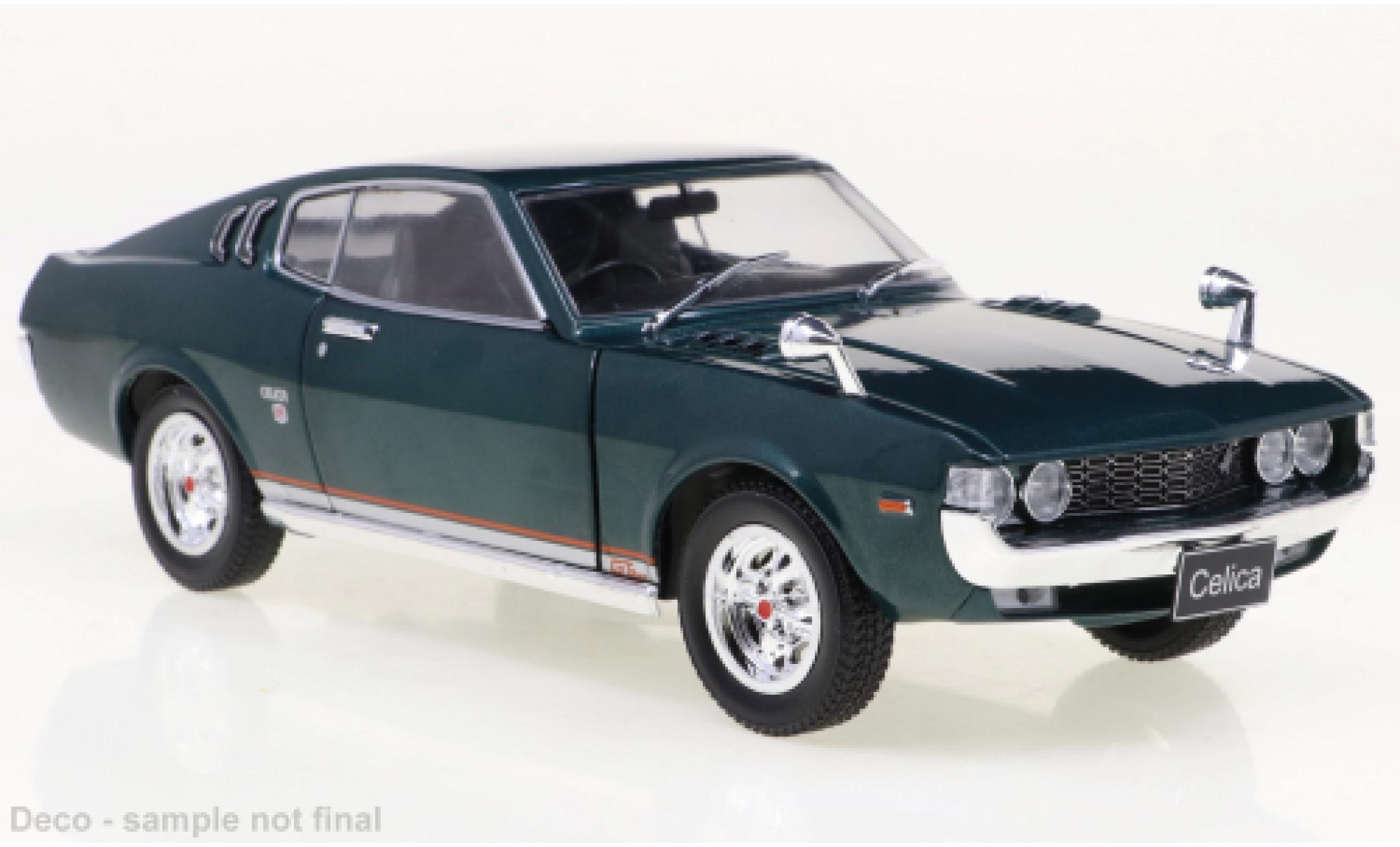 Toyota Celica 1/24 WhiteBox LB 2000 GT metallise green 1973 diecast model cars