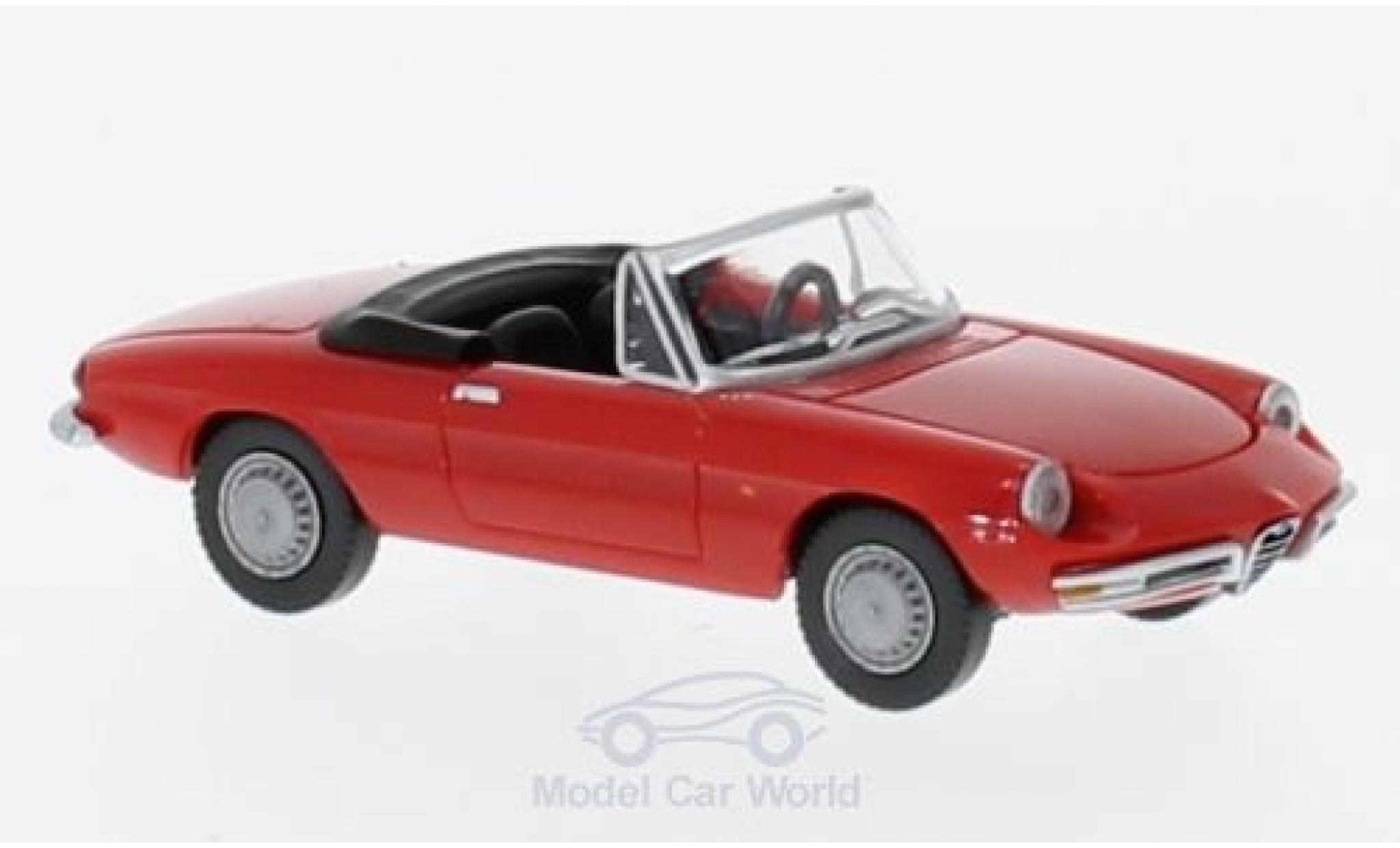 Alfa Romeo Spider 1/87 Wiking red diecast model cars