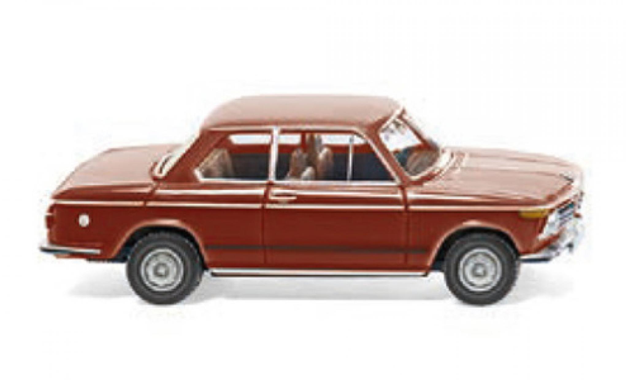 Bmw 2002 1/87 Wiking red 1968 diecast model cars