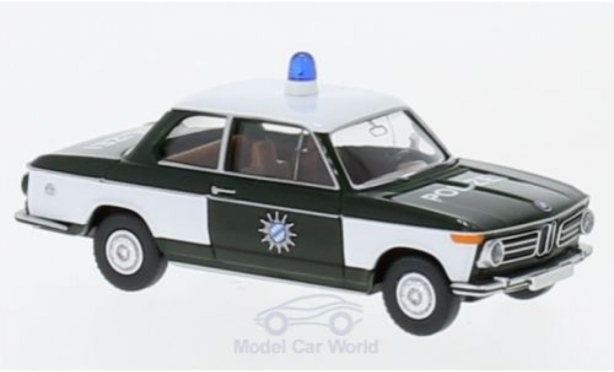 Bmw 2002 1/87 Wiking Police diecast model cars
