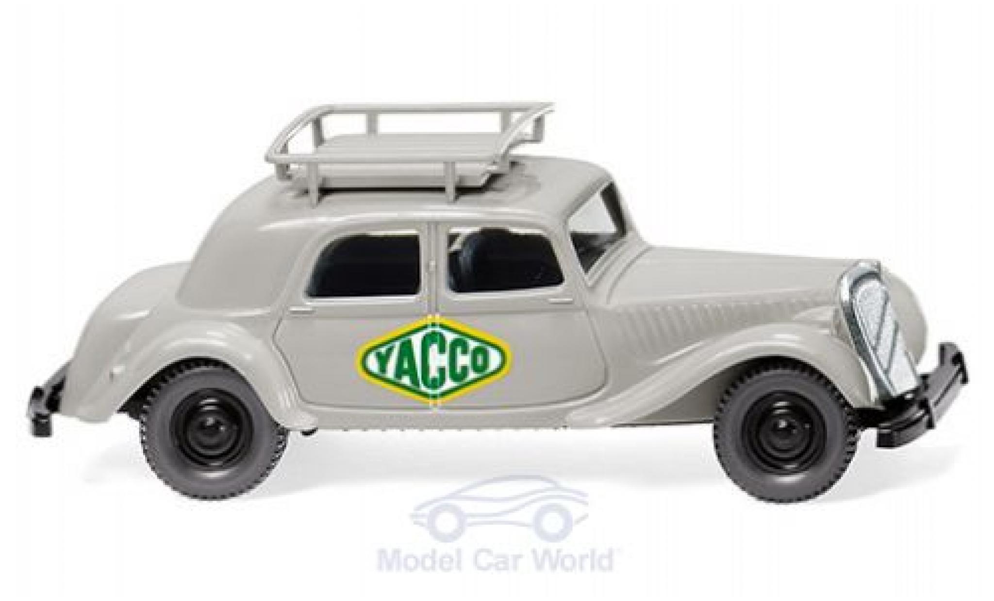 Citroen Traction 1/87 Wiking 15 SIX Yacco diecast model cars