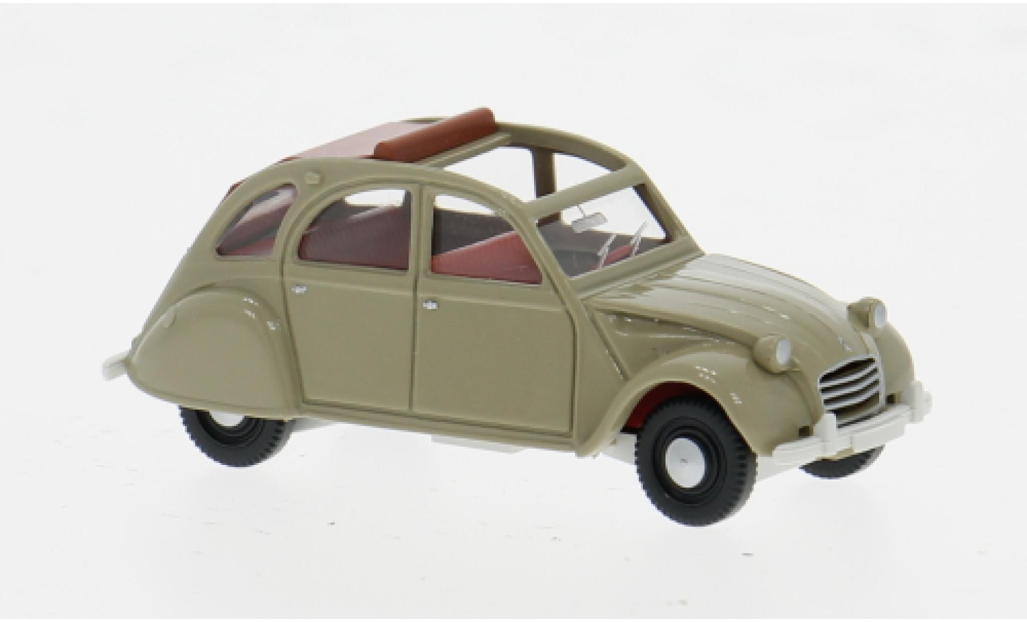 Citroen 2CV 1/87 Wiking 2 CV brown 1963 1:87 diecast model cars