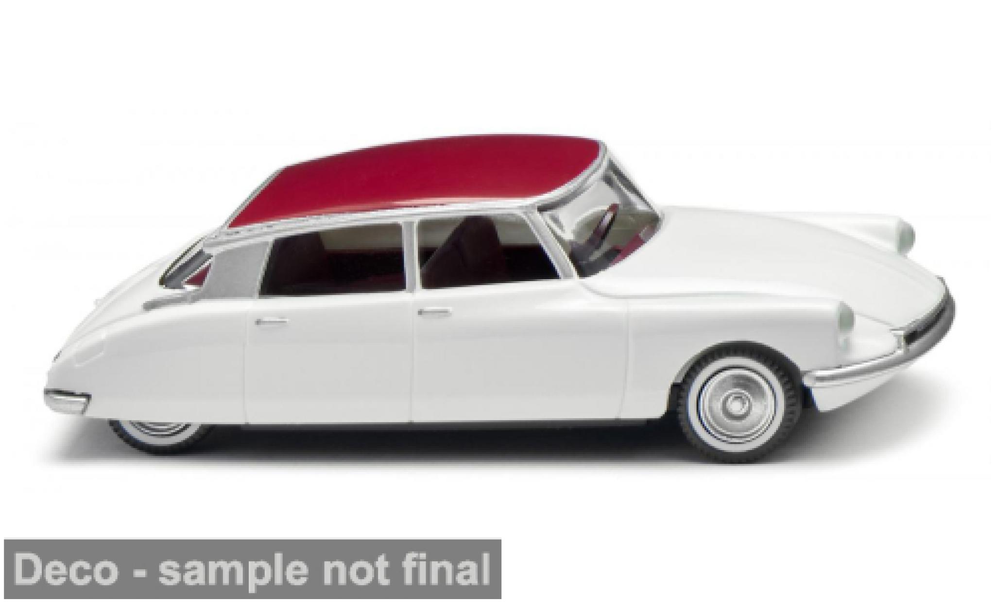 Citroen ID 19 1/87 Wiking white/red 1957 1:87 diecast model cars