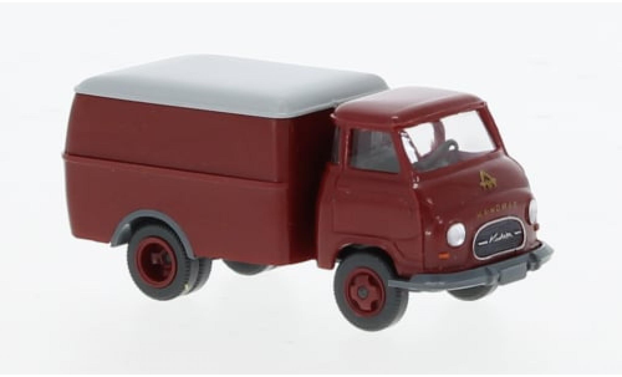 Hanomag Kurier 1/87 Wiking Van red 1958 1:87 diecast model cars