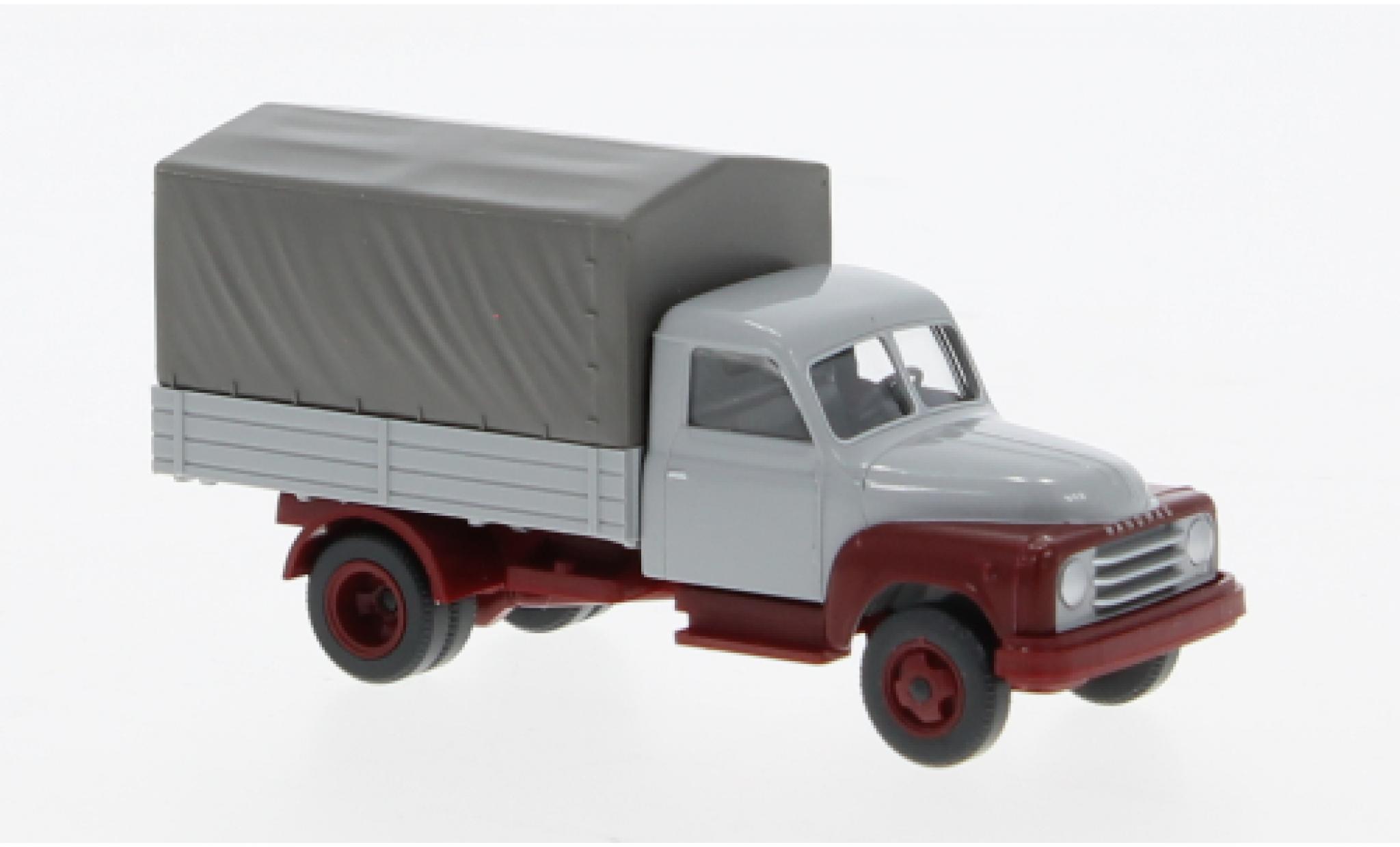 Hanomag L28 1/87 Wiking grey/red 1950 1:87 diecast model cars