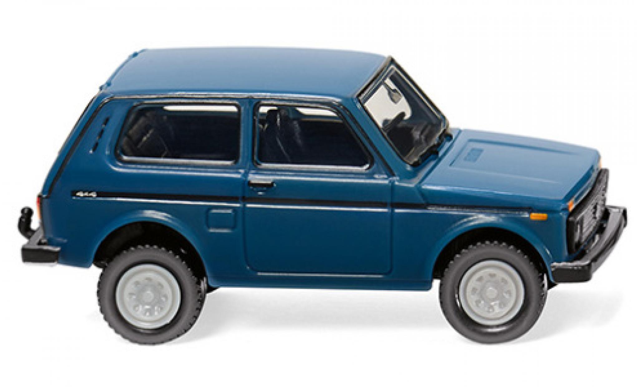 Lada Niva 1/87 Wiking blue diecast model cars