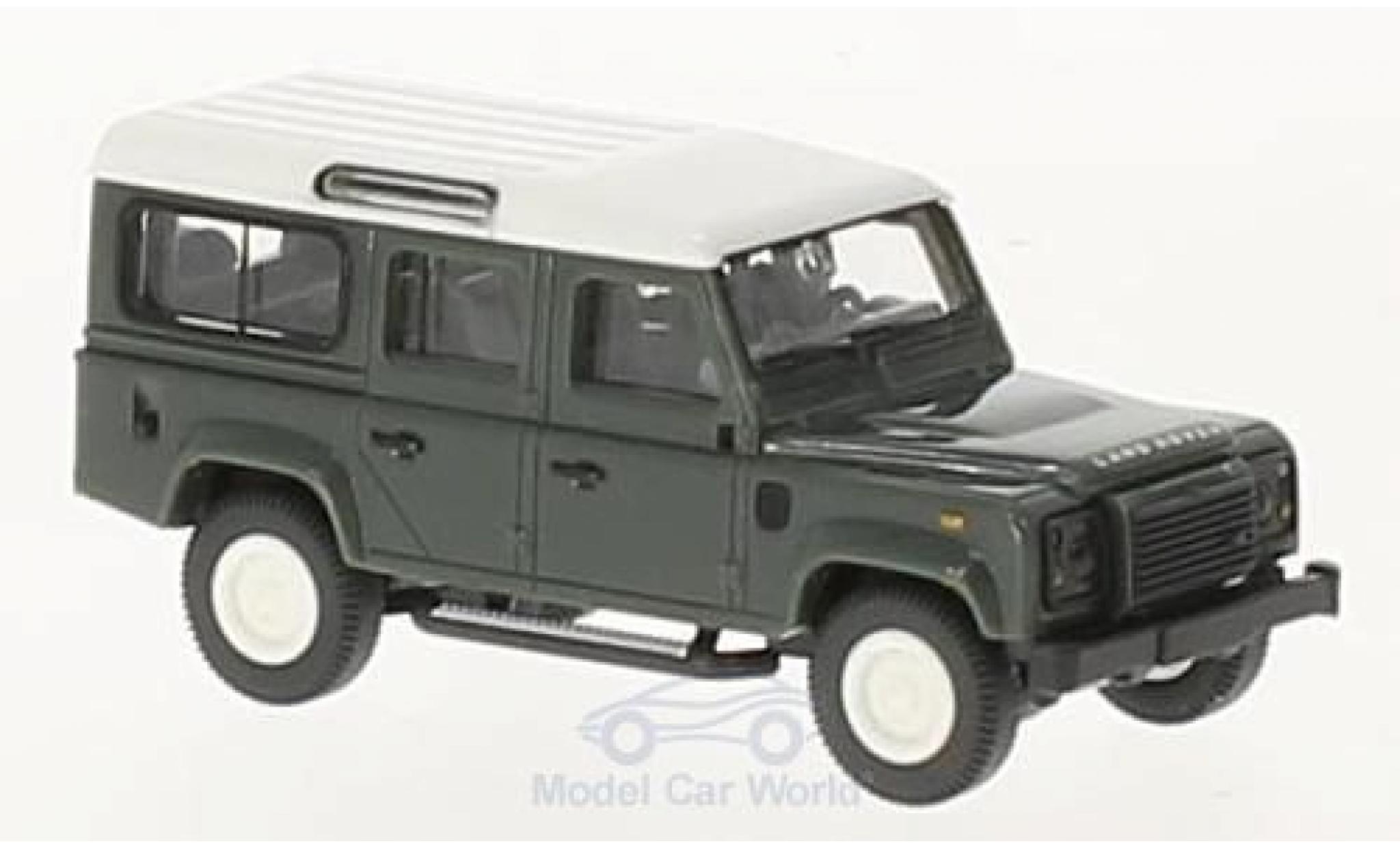 Land Rover Defender 1/87 Wiking 110 green/white diecast model cars