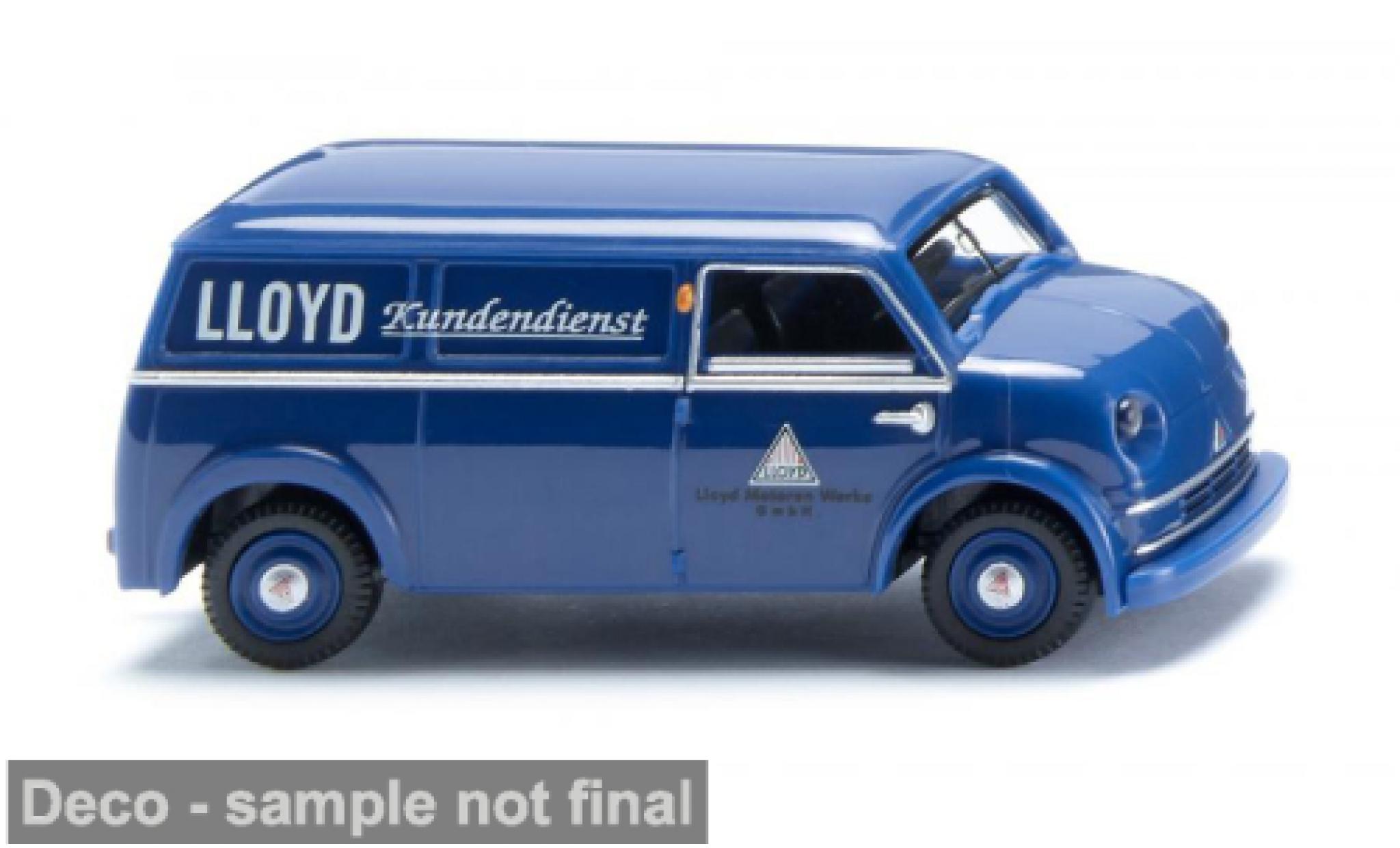Lloyd LT 1/87 Wiking 500 blue 1952 1:87 diecast model cars
