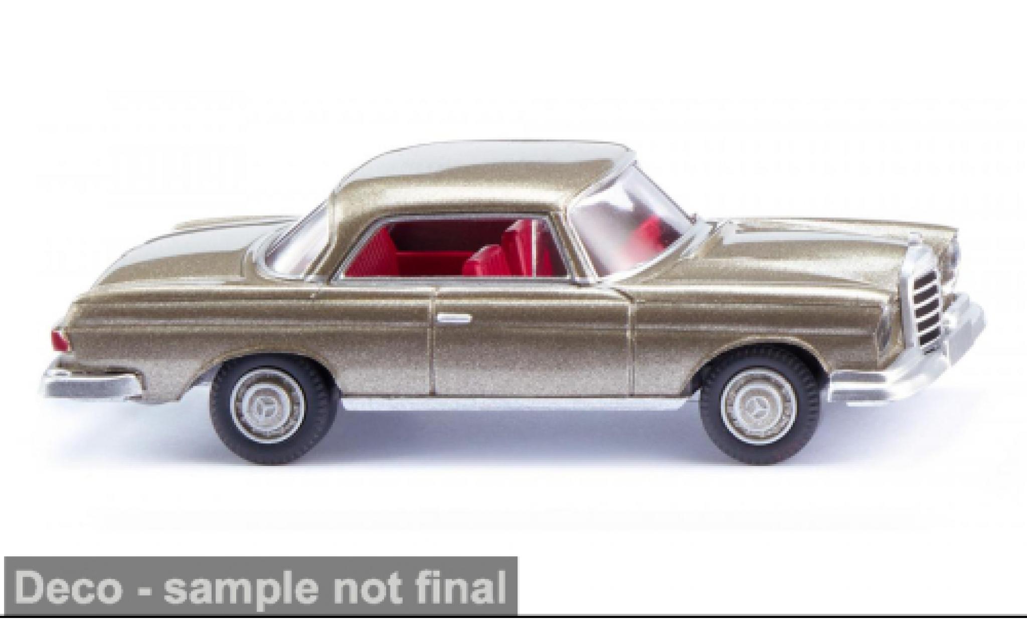 Mercedes 250 1/87 Wiking SE Coupe (W111) grey 1965 1:87 diecast model cars