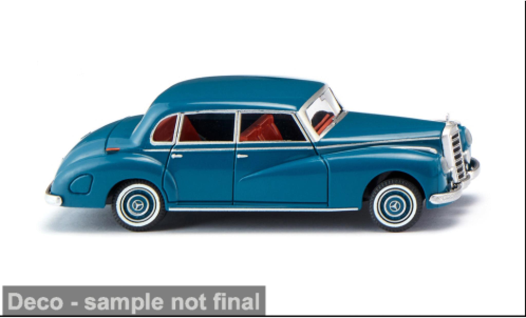 Mercedes 300 1/87 Wiking blue 1957 1:87 diecast model cars
