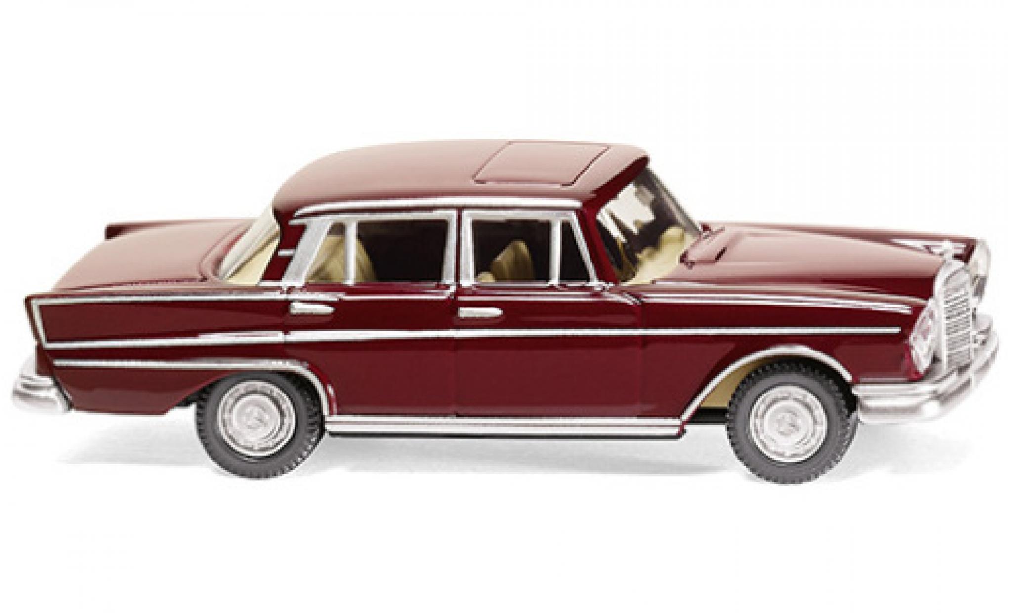 Mercedes 300 1/87 Wiking SE (W112) red 1961 diecast model cars