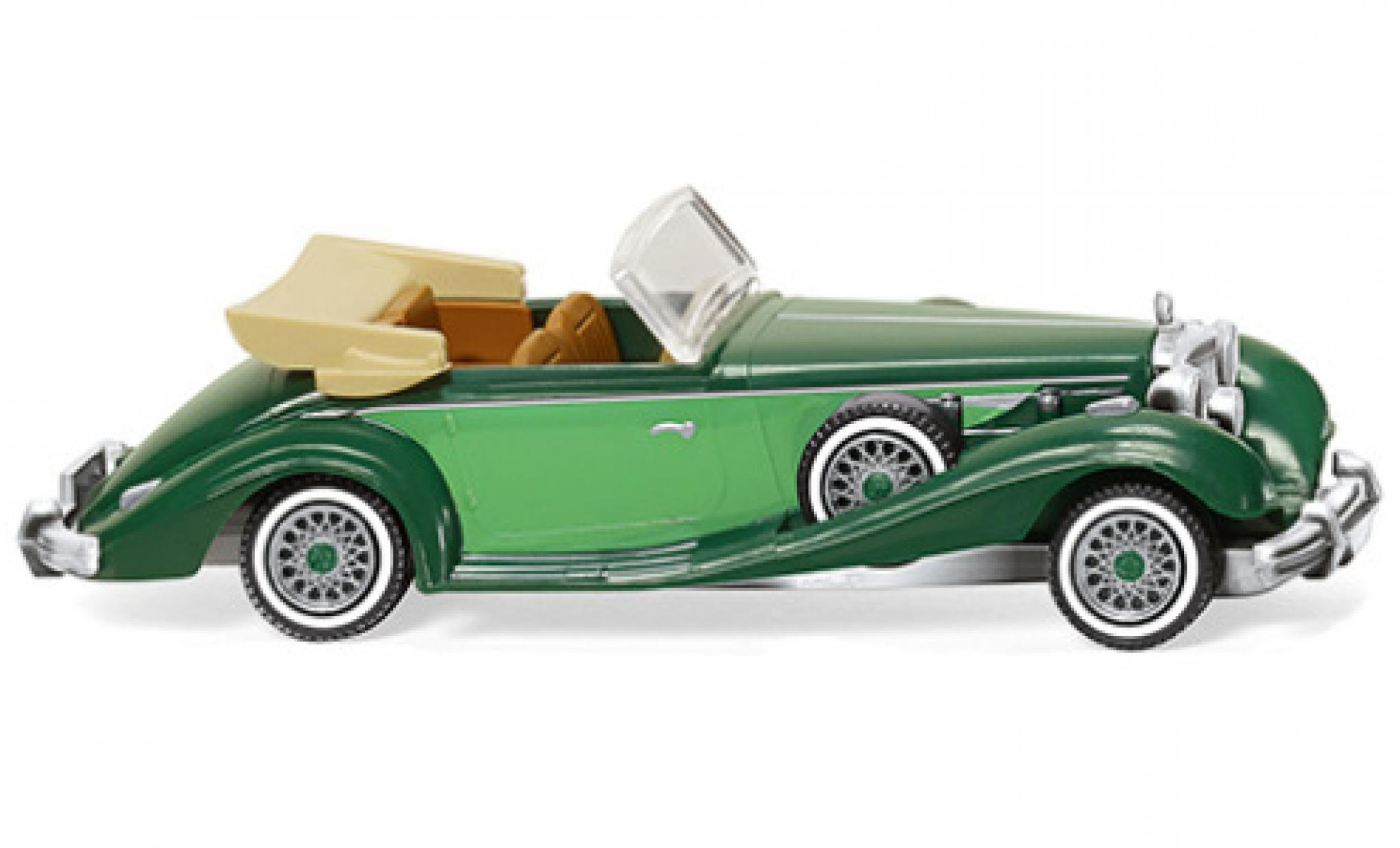 Mercedes 540 1/87 Wiking K Convertible green/green 1936 diecast model cars