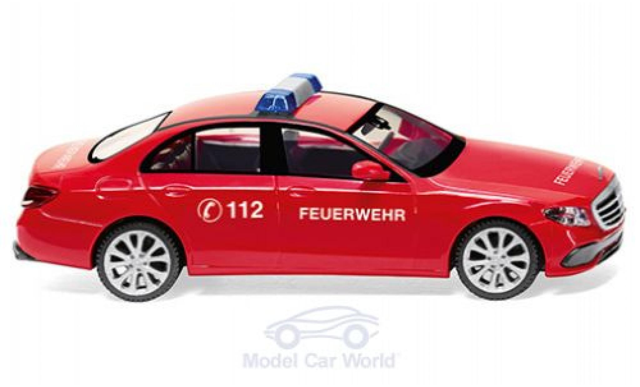 Mercedes Classe E 1/87 Wiking (W213) Fire brigade diecast model cars