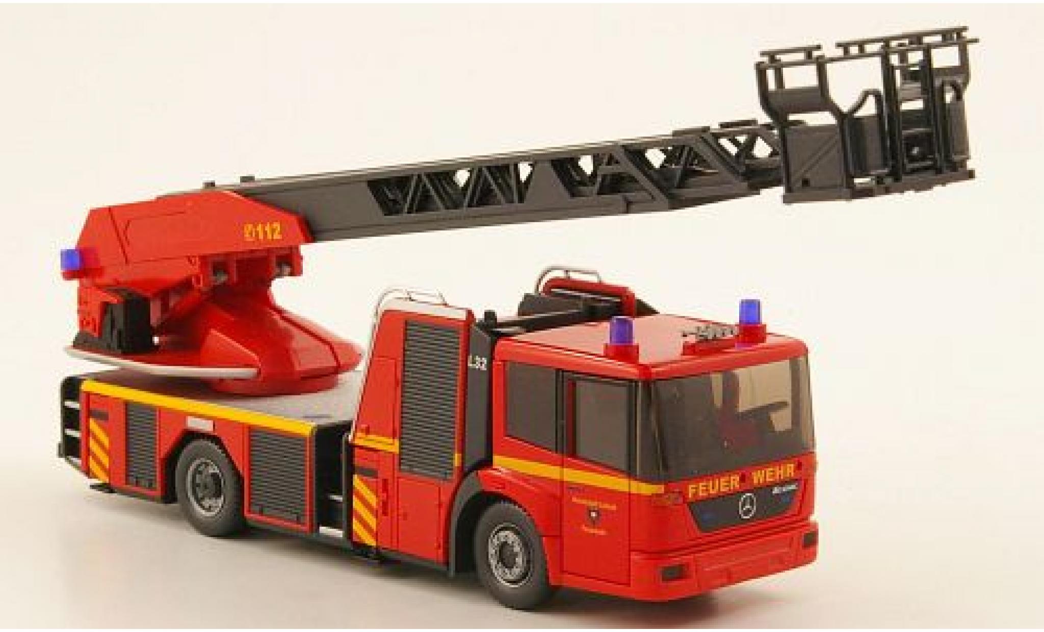 Mercedes Econic 1/87 Wiking Metz DL 32 Fire brigade L&uuml;beck diecast model cars