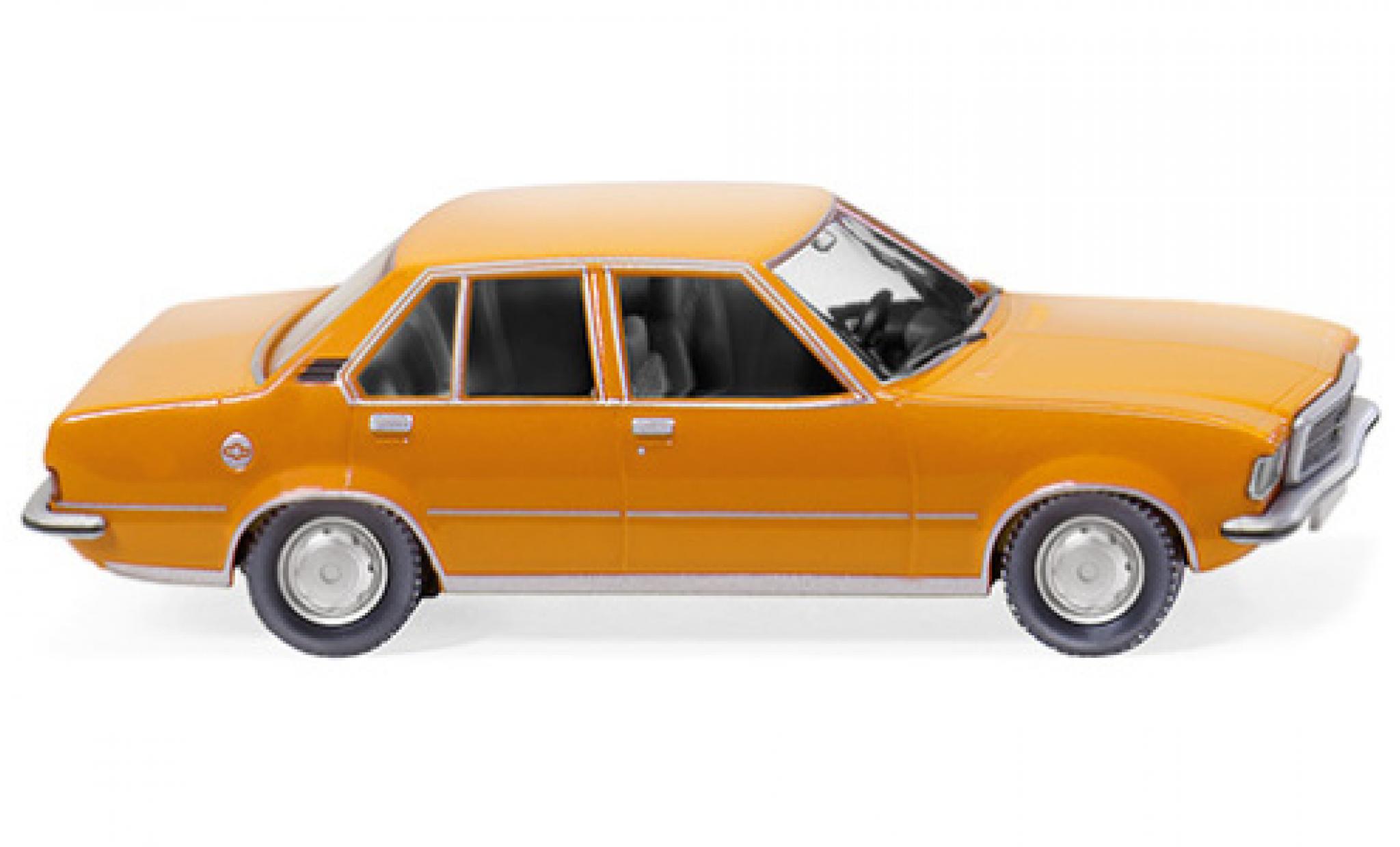Opel Rekord 1/87 Wiking D orange 1971 diecast model cars