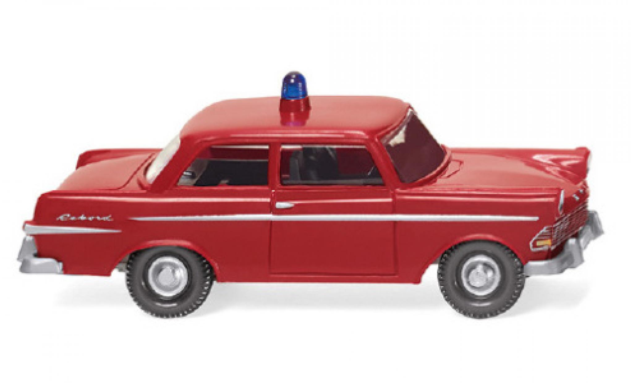 Opel Rekord 1/87 Wiking Fire brigade 1960 diecast model cars