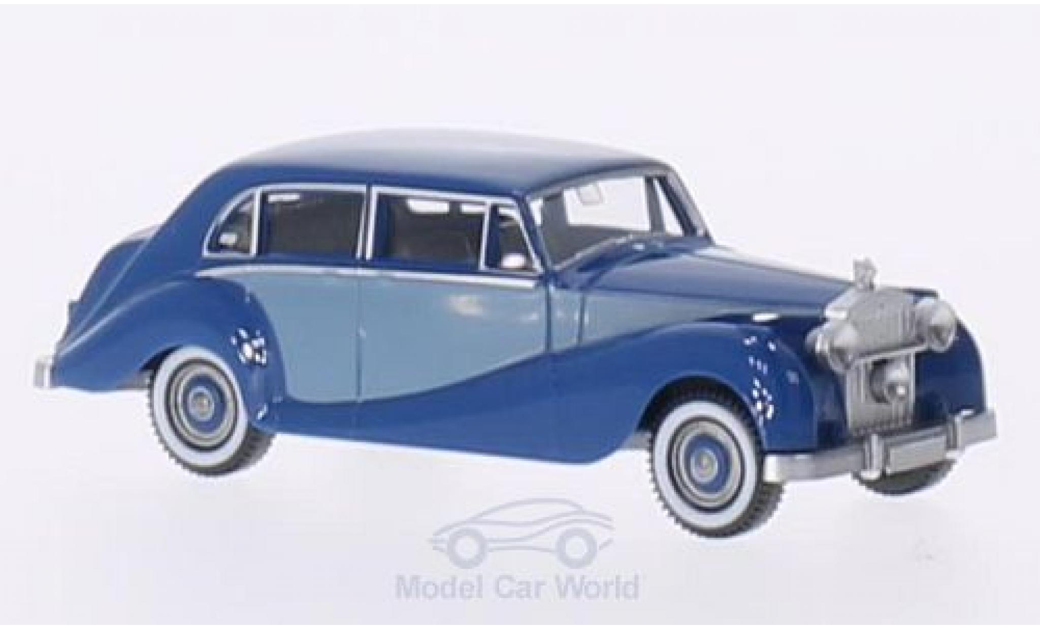 Rolls Royce Silver Wraith 1/87 Wiking blue/matt-blue diecast model cars