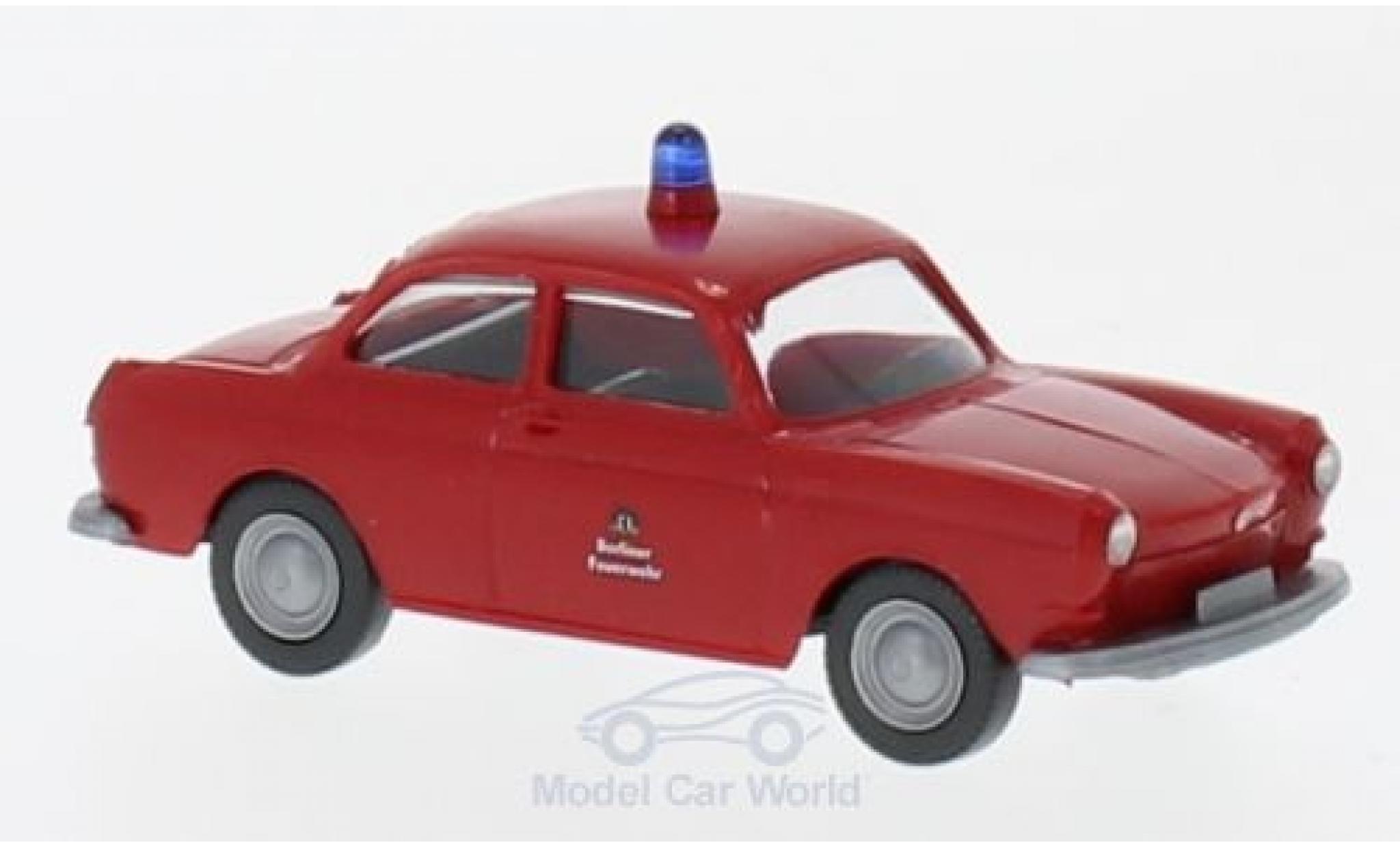Volkswagen 1600 1/87 Wiking Fire brigade diecast model cars