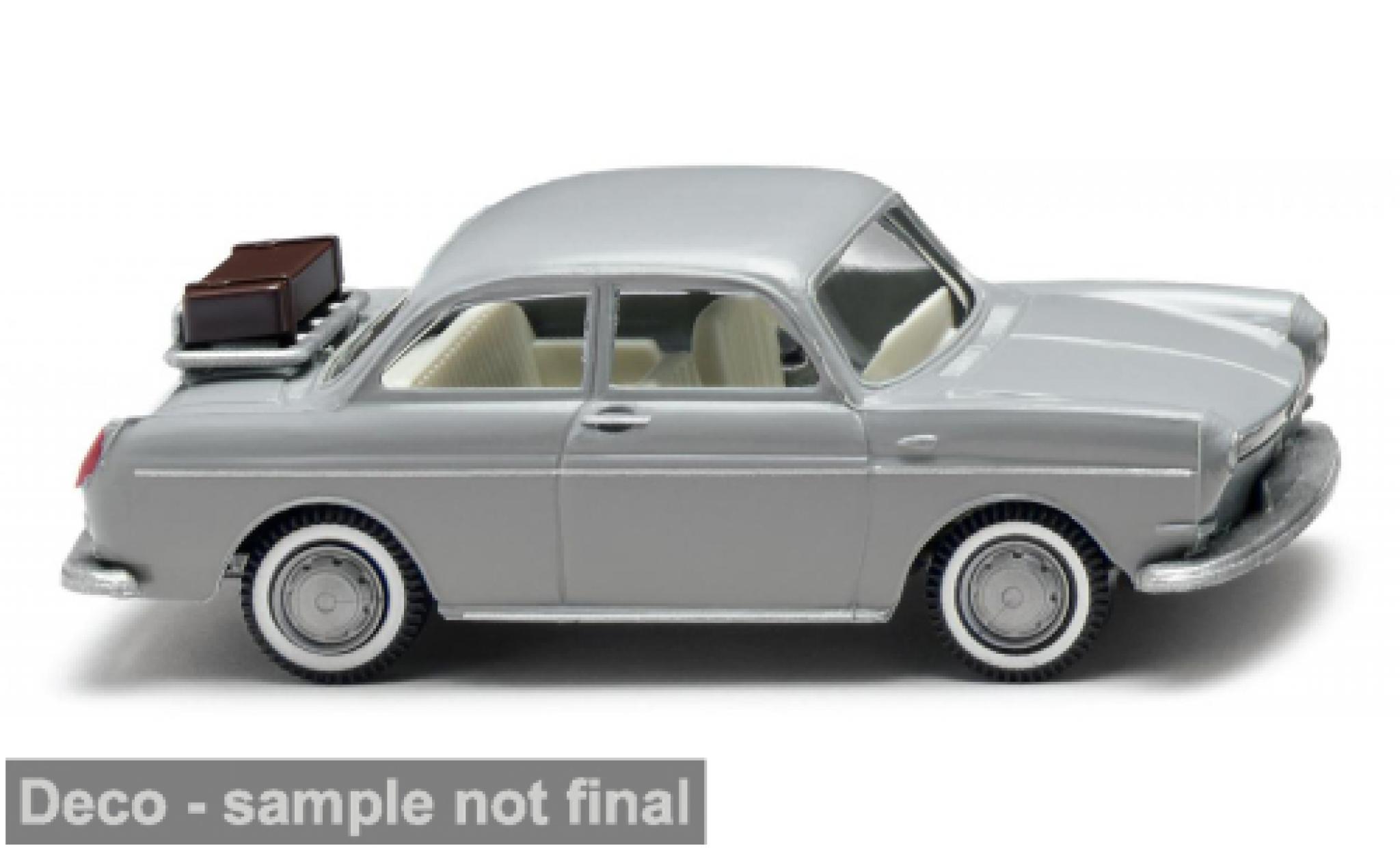 Volkswagen 1600 1/87 Wiking grey 1963 1:87 diecast model cars