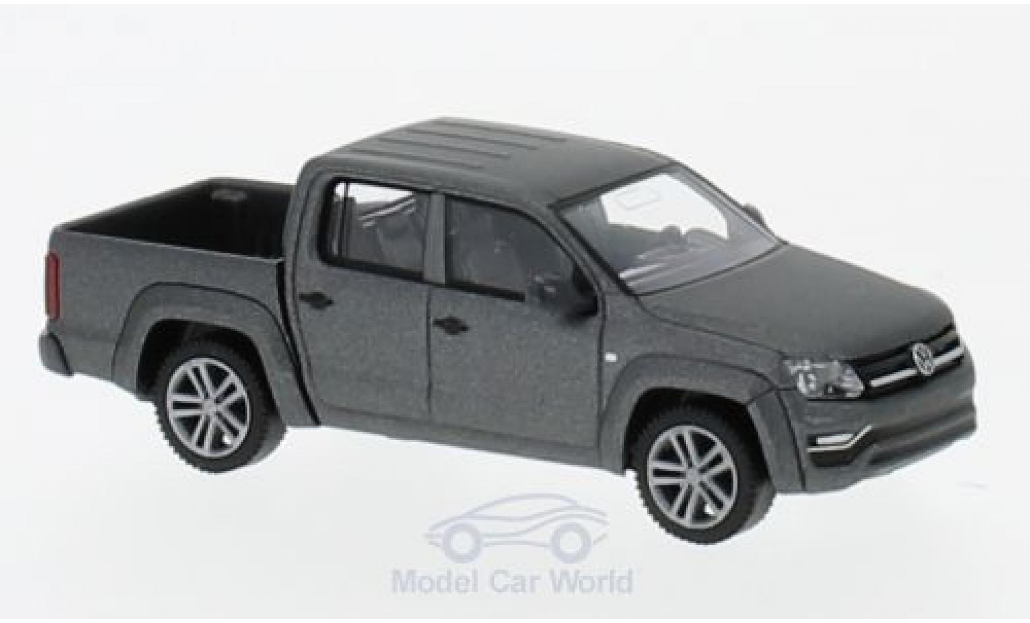 Volkswagen Amarok 1/87 Wiking GP Comfortline metallic grey diecast model cars