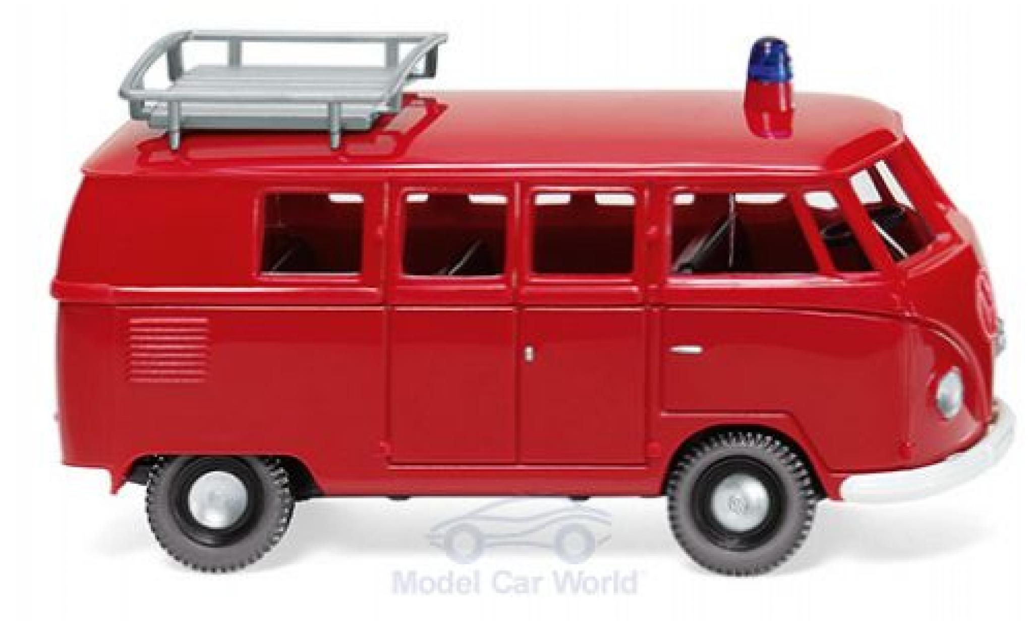 Volkswagen T1 1/87 Wiking Bus Fire brigade diecast model cars