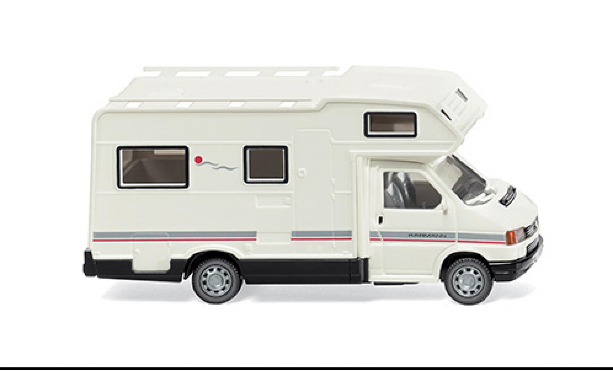 Volkswagen T4 1/87 Wiking Karmann Wohnmobil Cheetah white diecast model cars