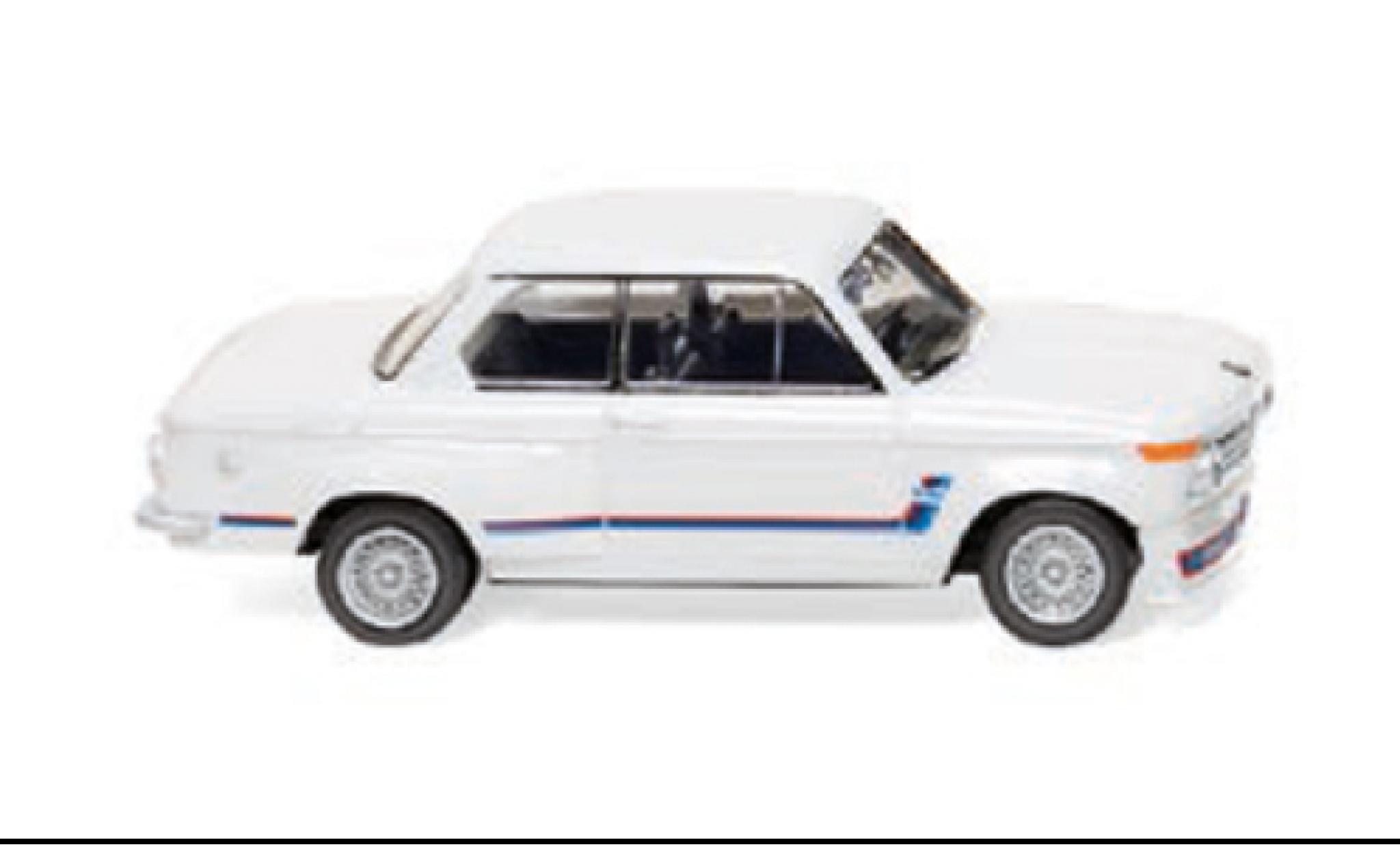Bmw 2002 1/87 Wiking Turbo white 1973 diecast model cars