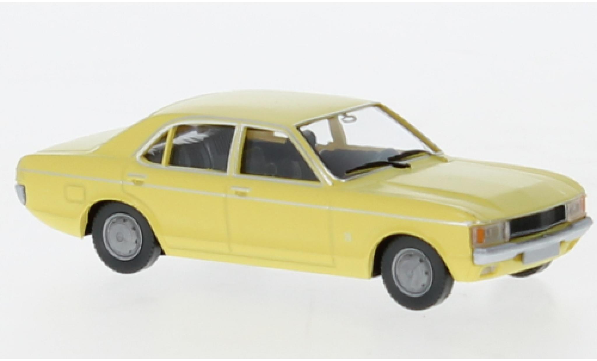 Ford Granada 1/87 Wiking MK I yellow clair 1972 diecast model cars