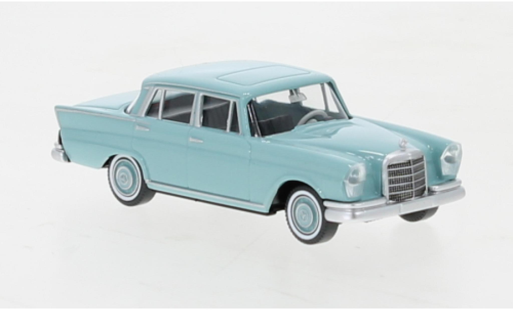 Mercedes 220 1/87 Wiking S turquoise 1961 diecast model cars