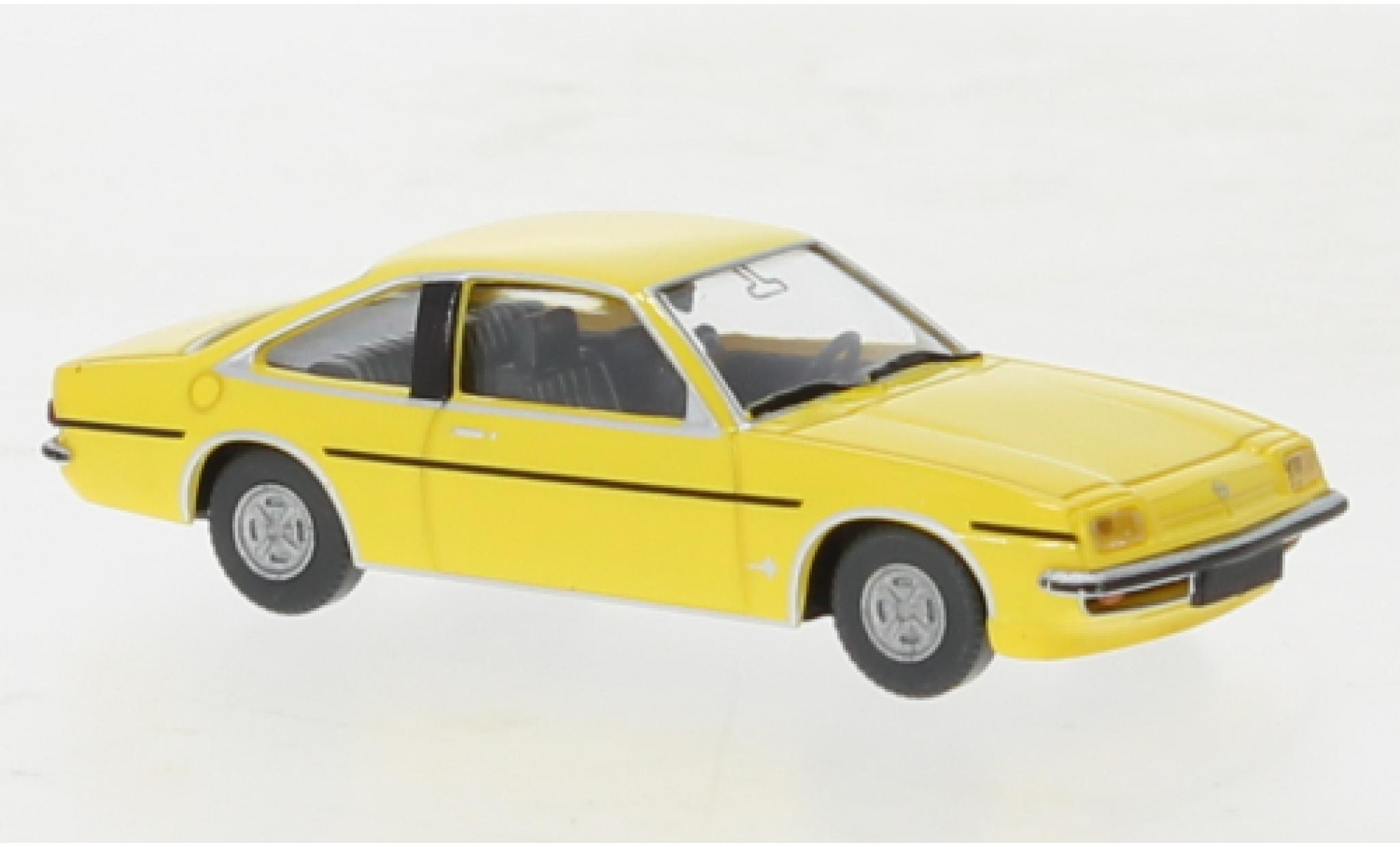 Opel Manta 1/87 Wiking B yellow clair 1975 diecast model cars